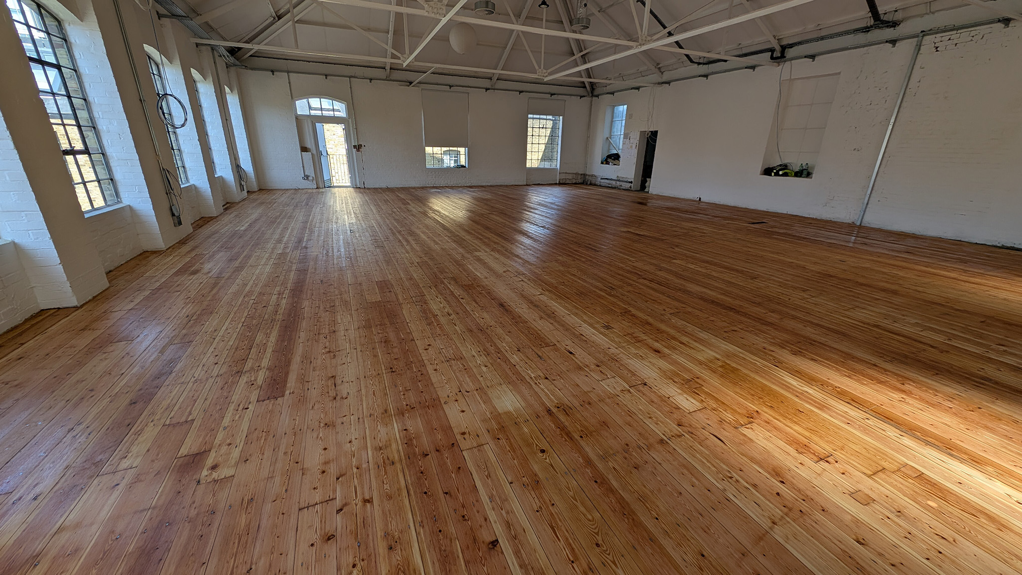 After The Sanding of a Floorboards Flooring