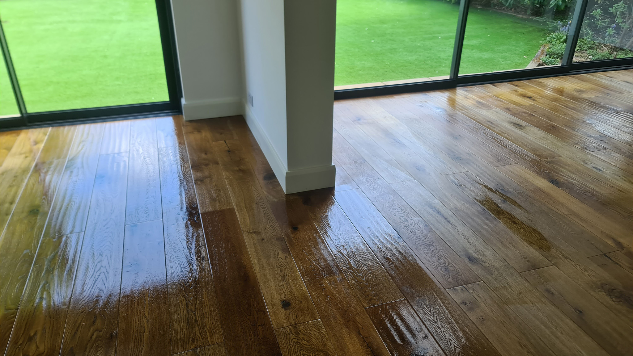 Re-oiled Wooden Floors