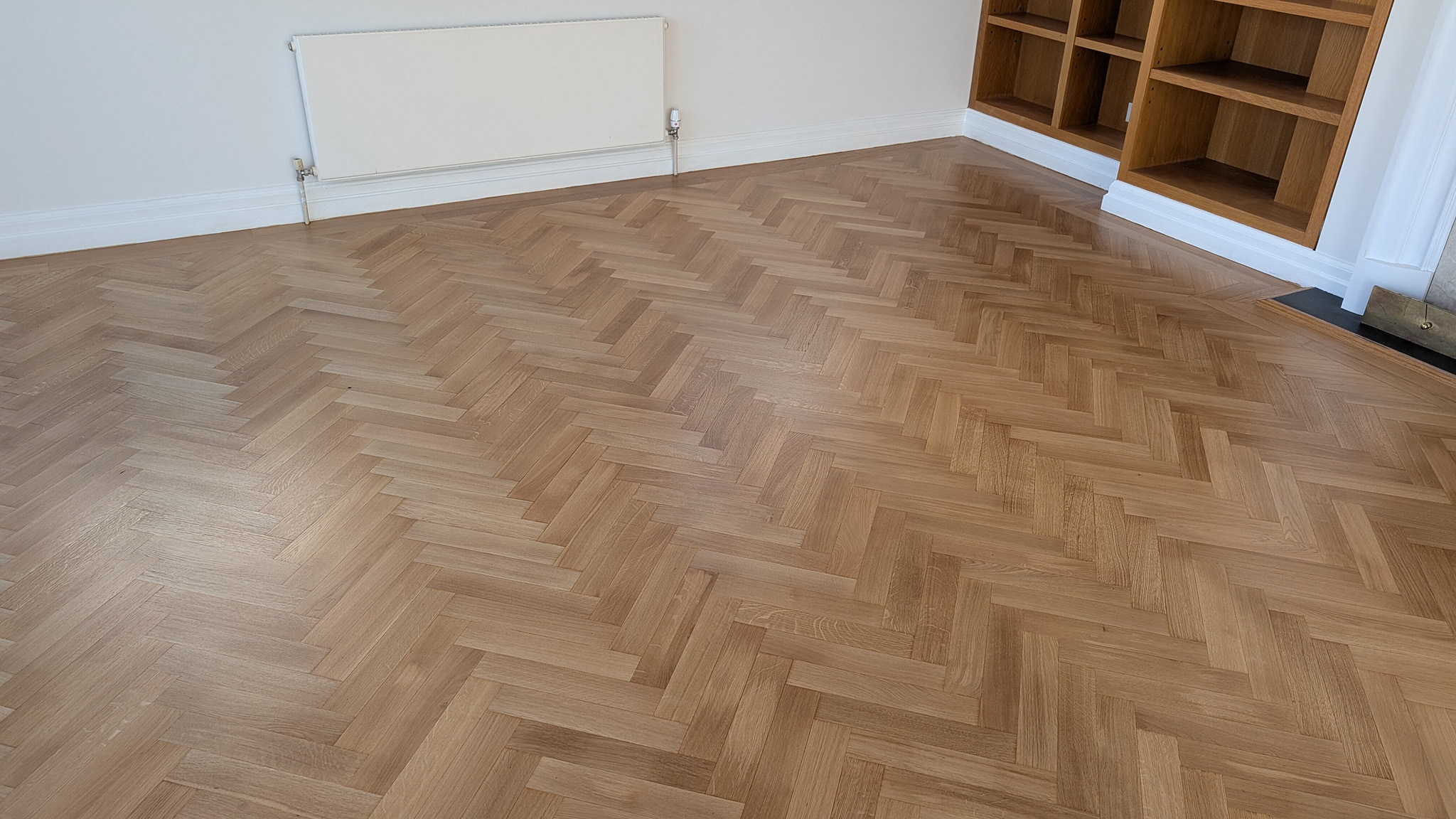 Restored & Sanded Parquet Flooring - Kensington