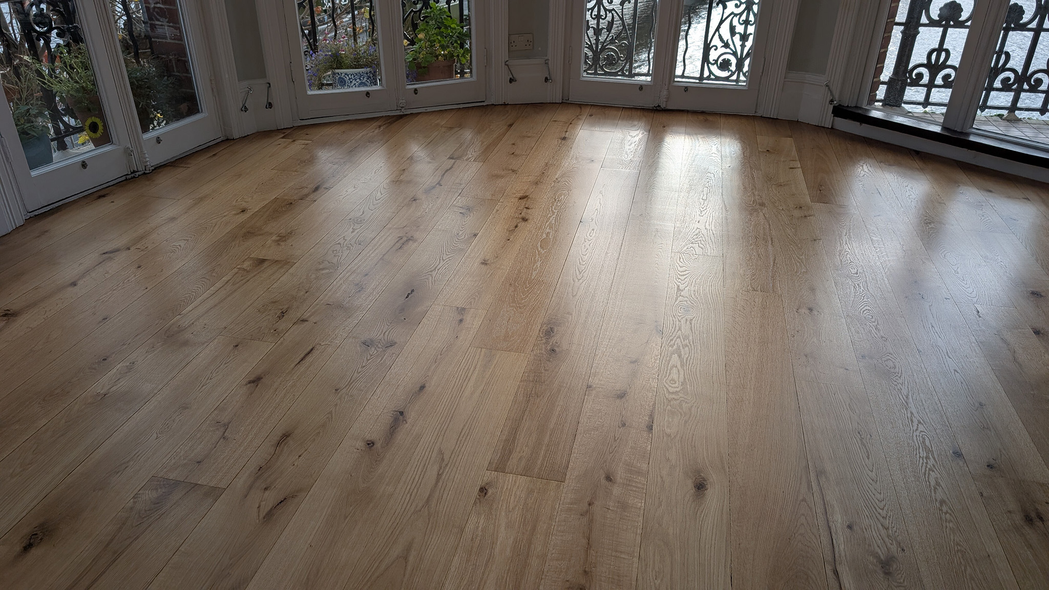 Engineered Oak Flooring Restoration in Hammersmith, W5, W6