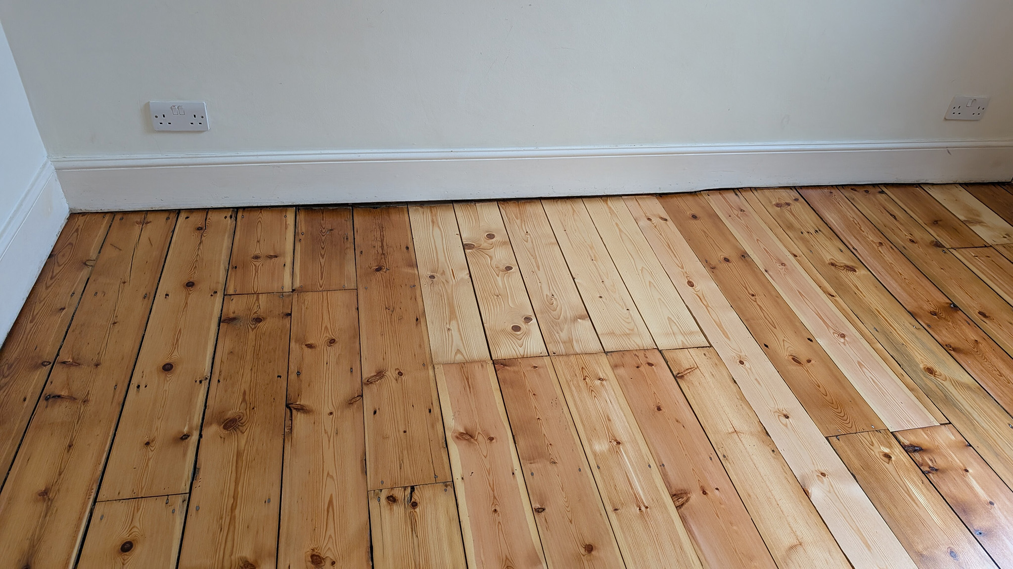 Restoration of Original Pine Floorboards - Battersea