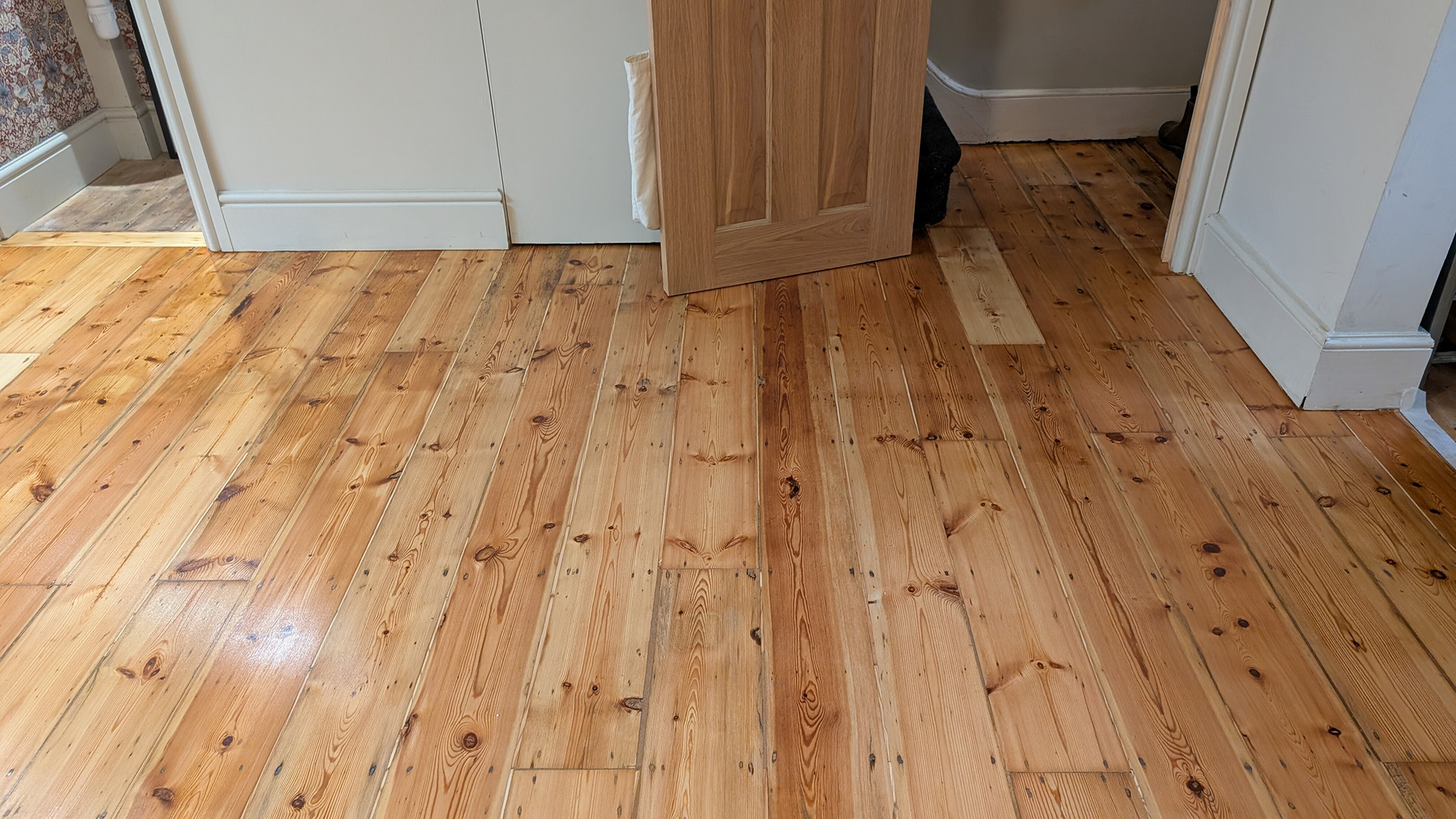Restoration of Original Pine Floorboards - Battersea