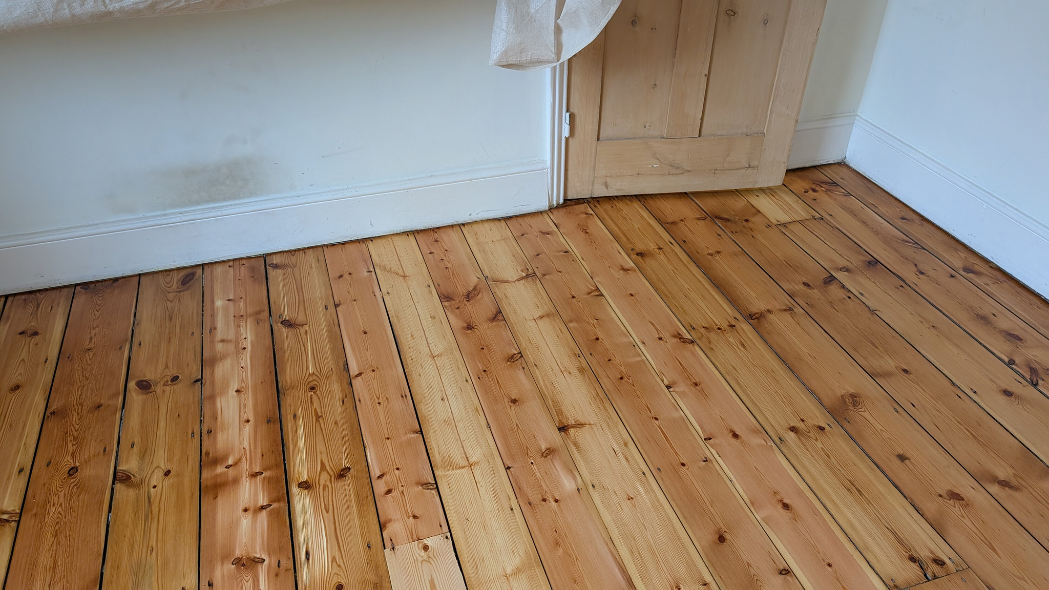 Restoration of Original Pine Floorboards - Battersea