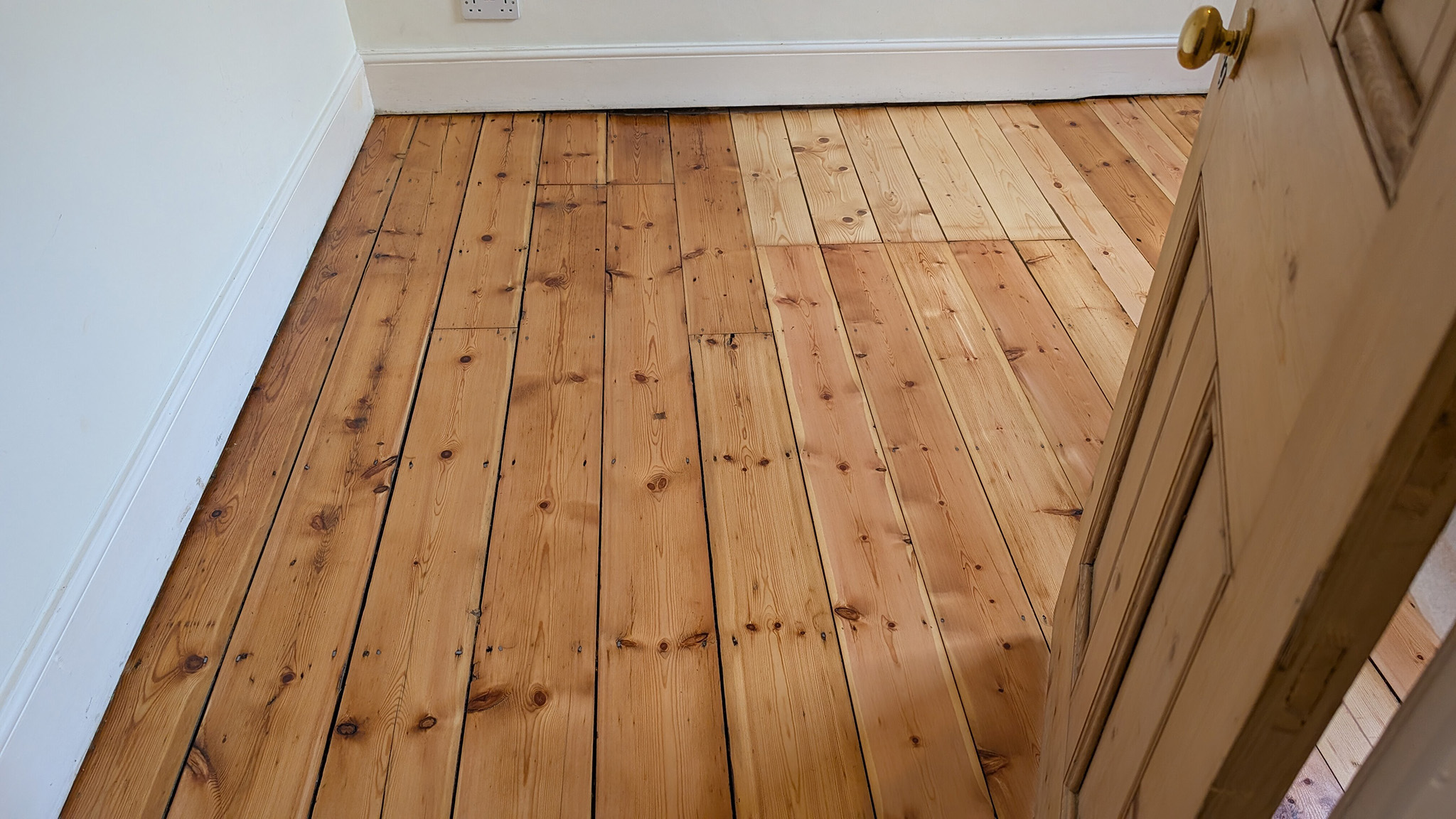 Restoration of Original Pine Floorboards - Battersea