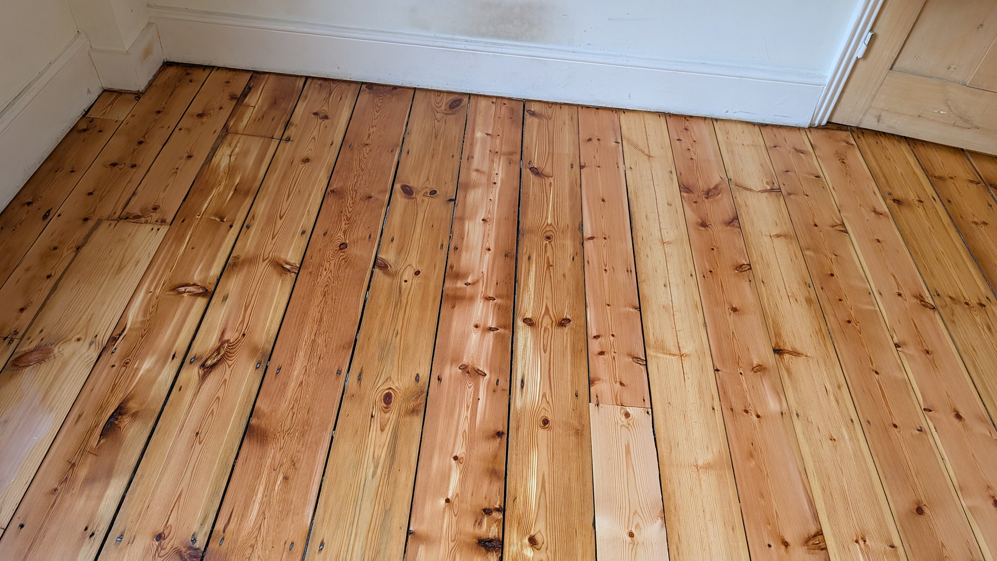 Restoration of Original Pine Floorboards - Battersea
