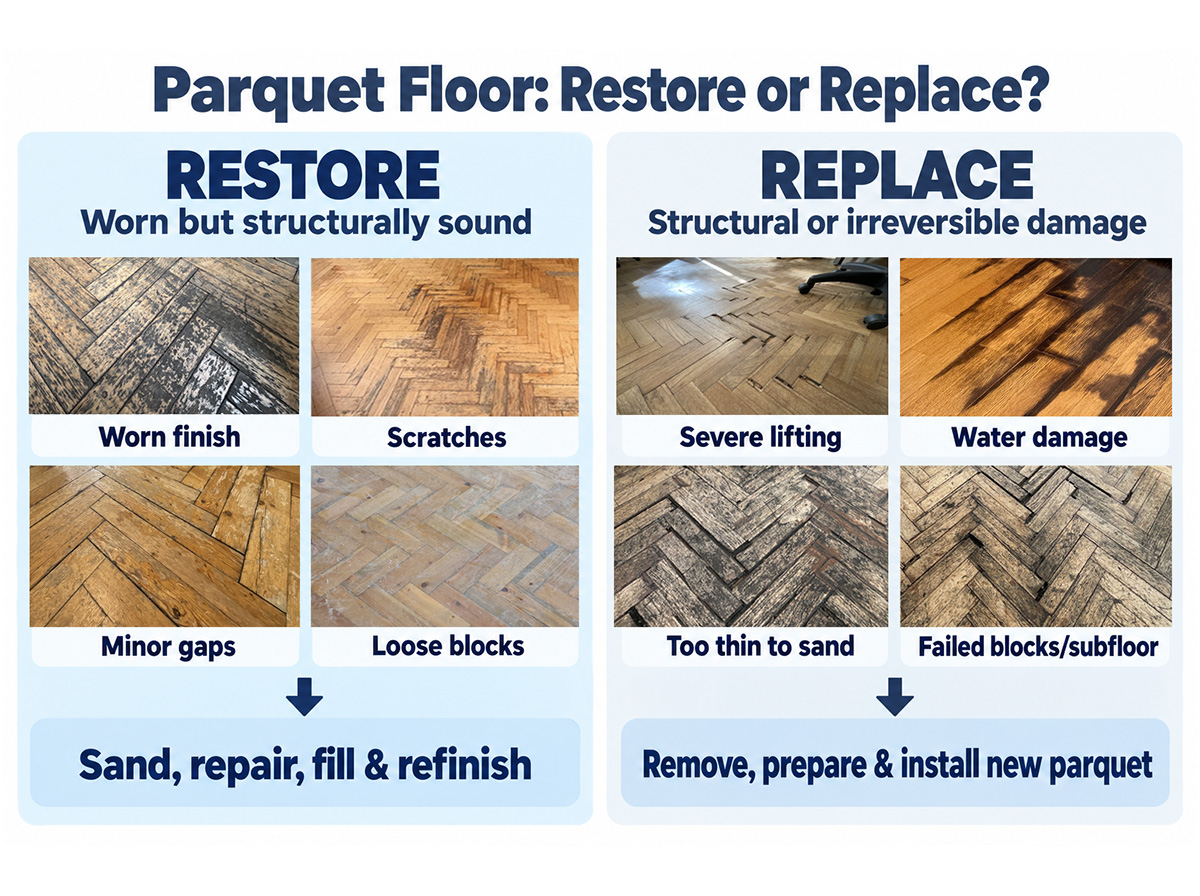 Replacement VS Restoration