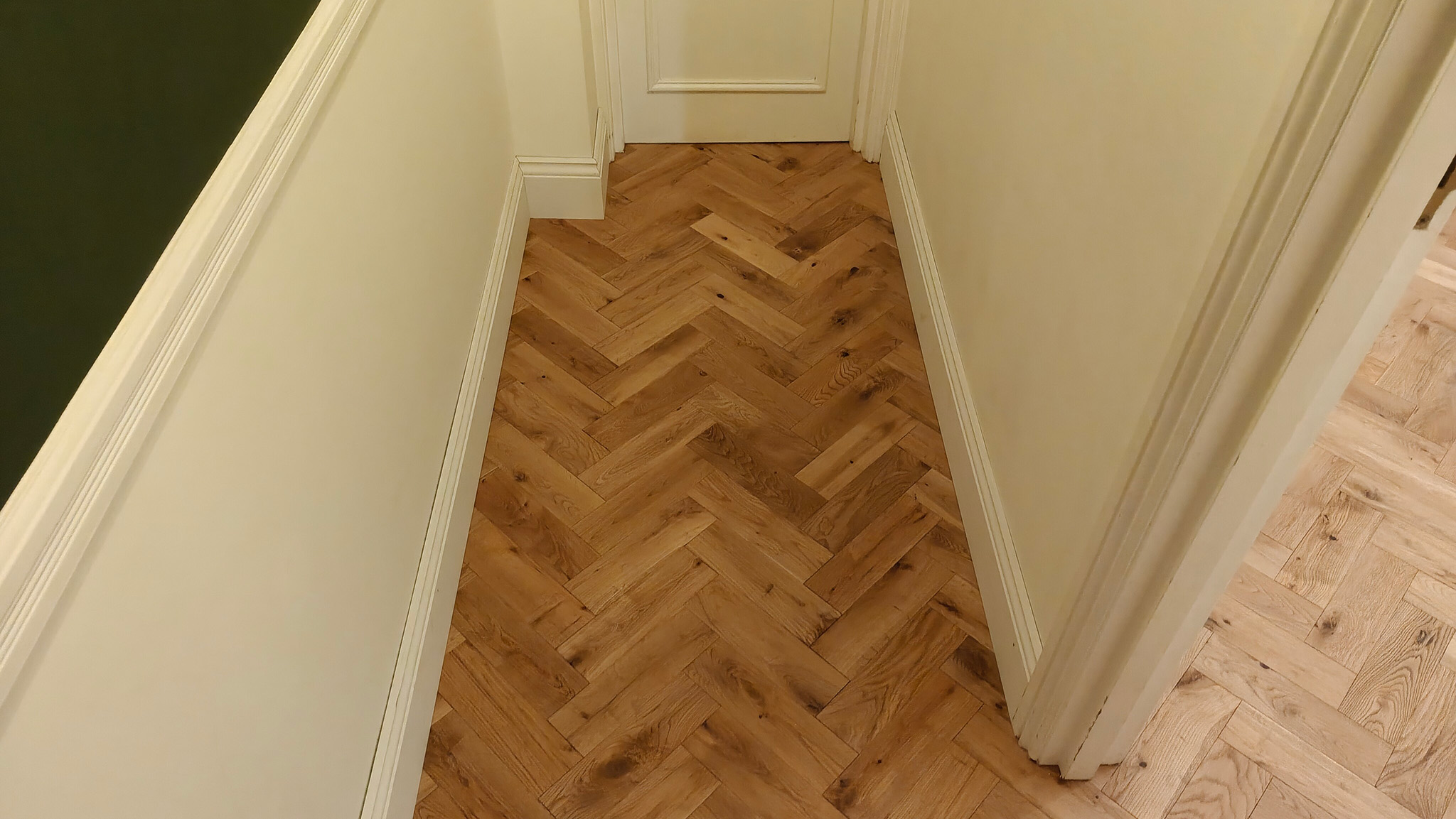 Oak Parquet Flooring Installation