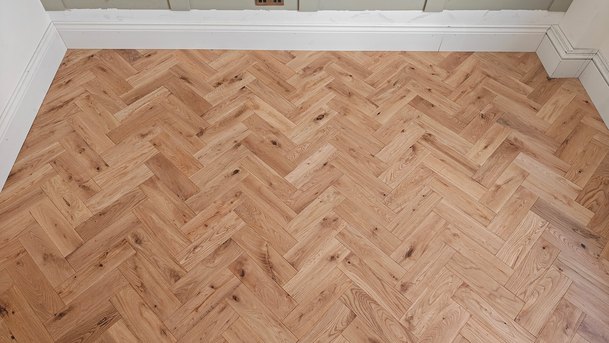 Oak Parquet Flooring Installation