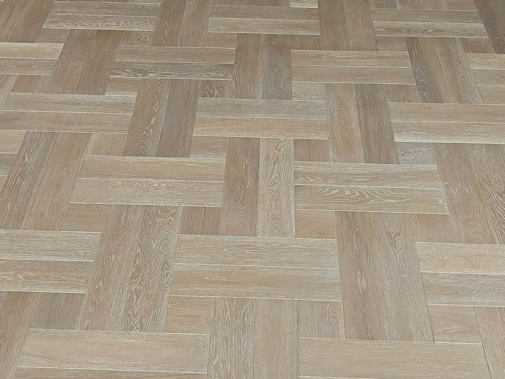 Basket Weave Parquet Floor Installation