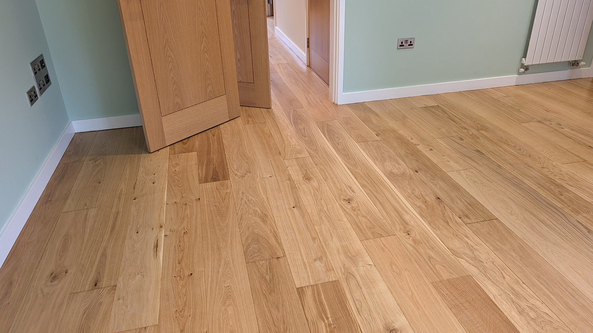 Engineered flooring restoration project