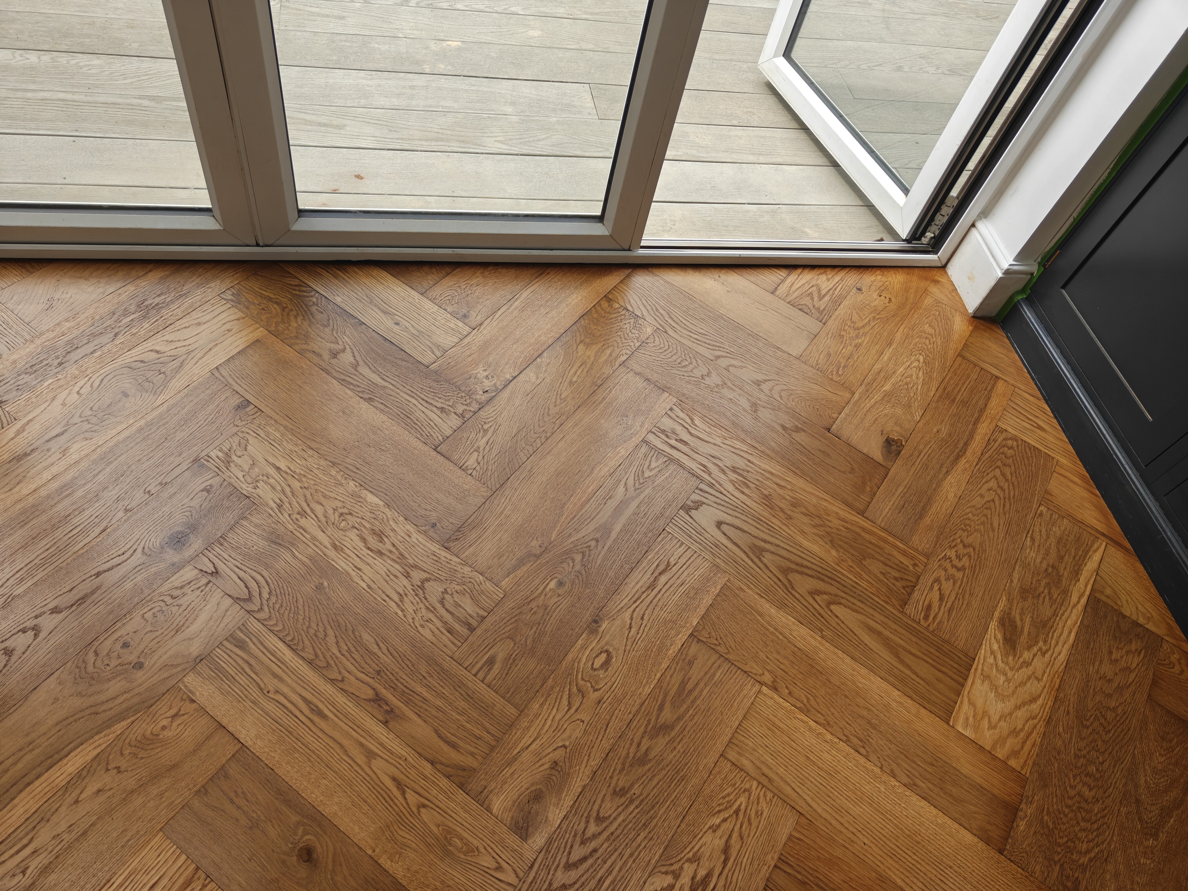 Restored & Sanded Parquet Flooring