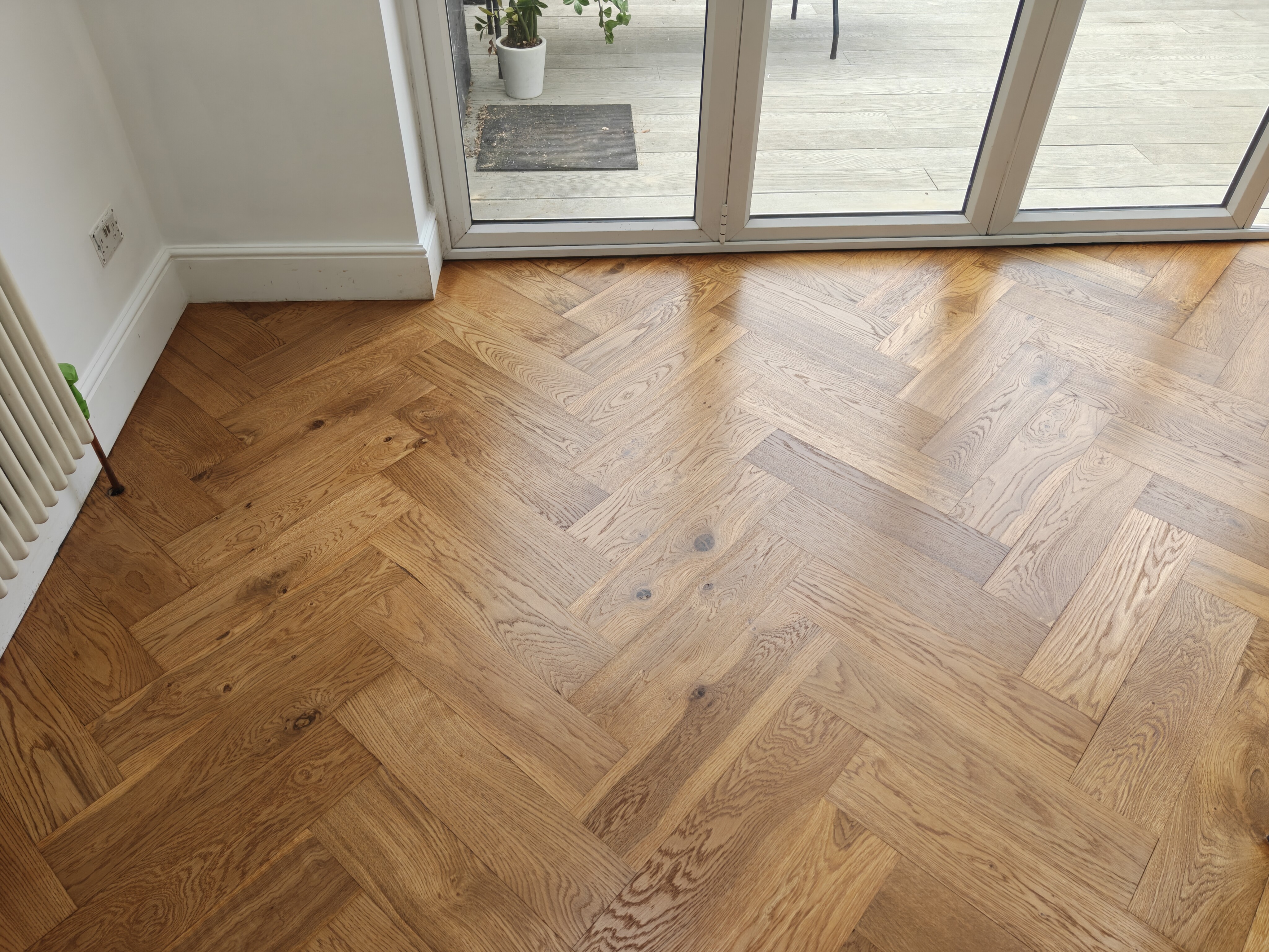 Restoration of Herringbone Parquet Flooring