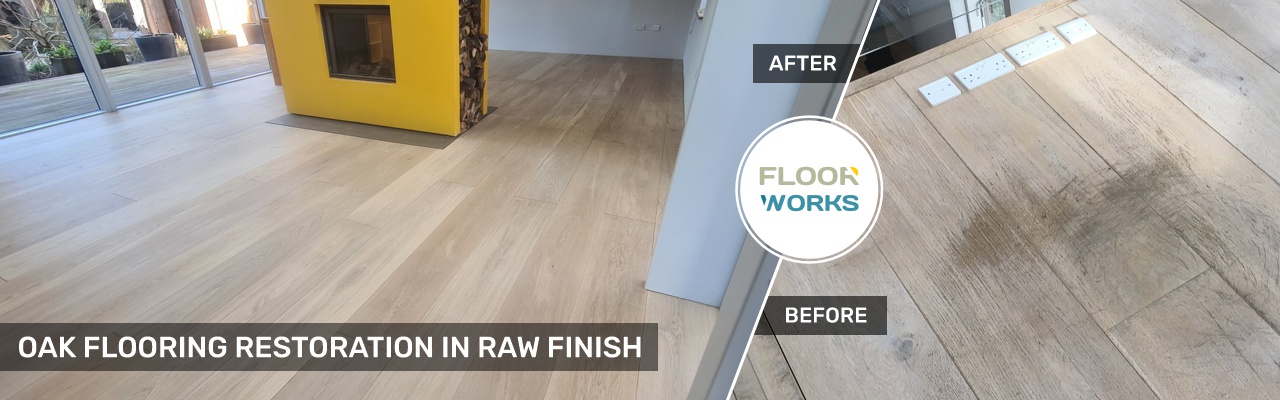 Engineered Oak Flooring Sealed in Raw / Invisible Finish by Floorworks