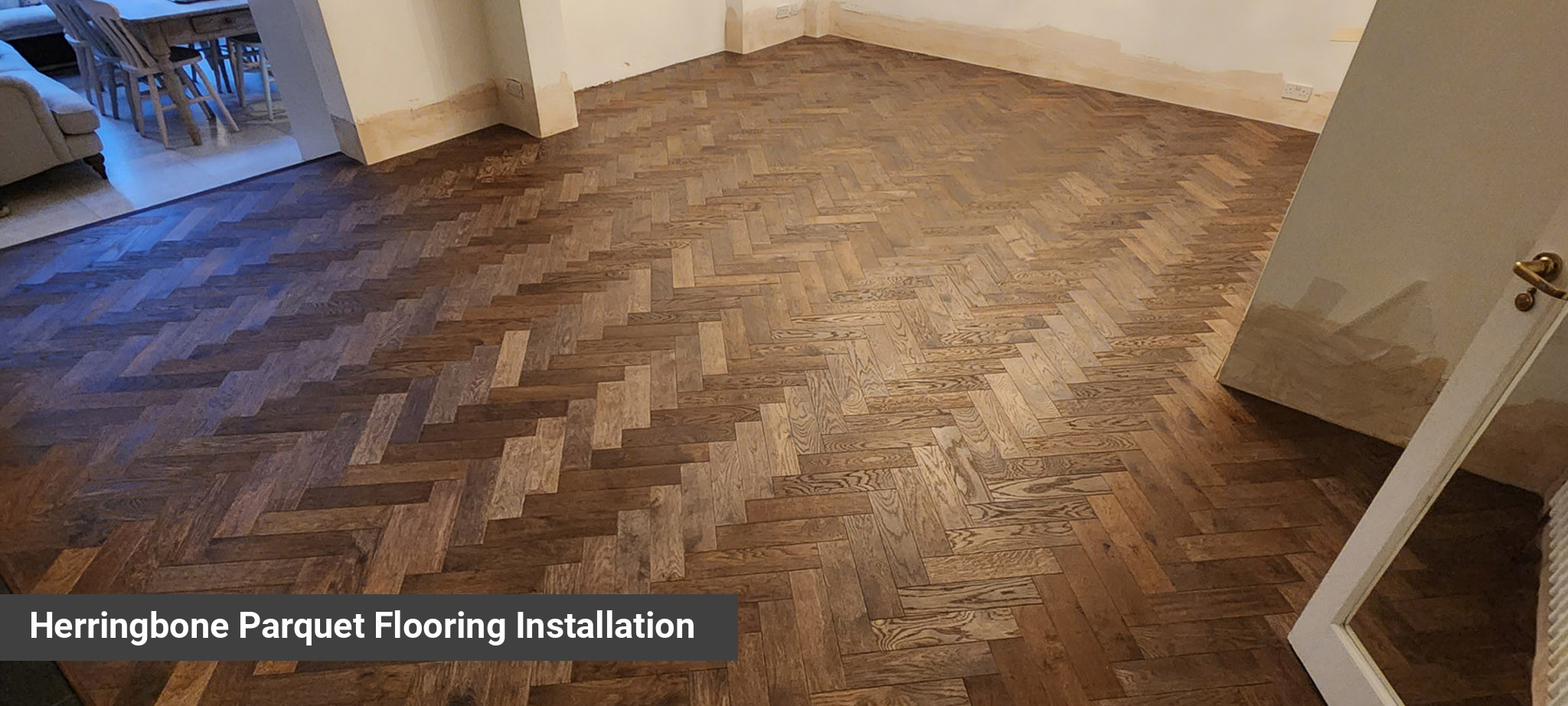 Herringbone Parquet Flooring Installation