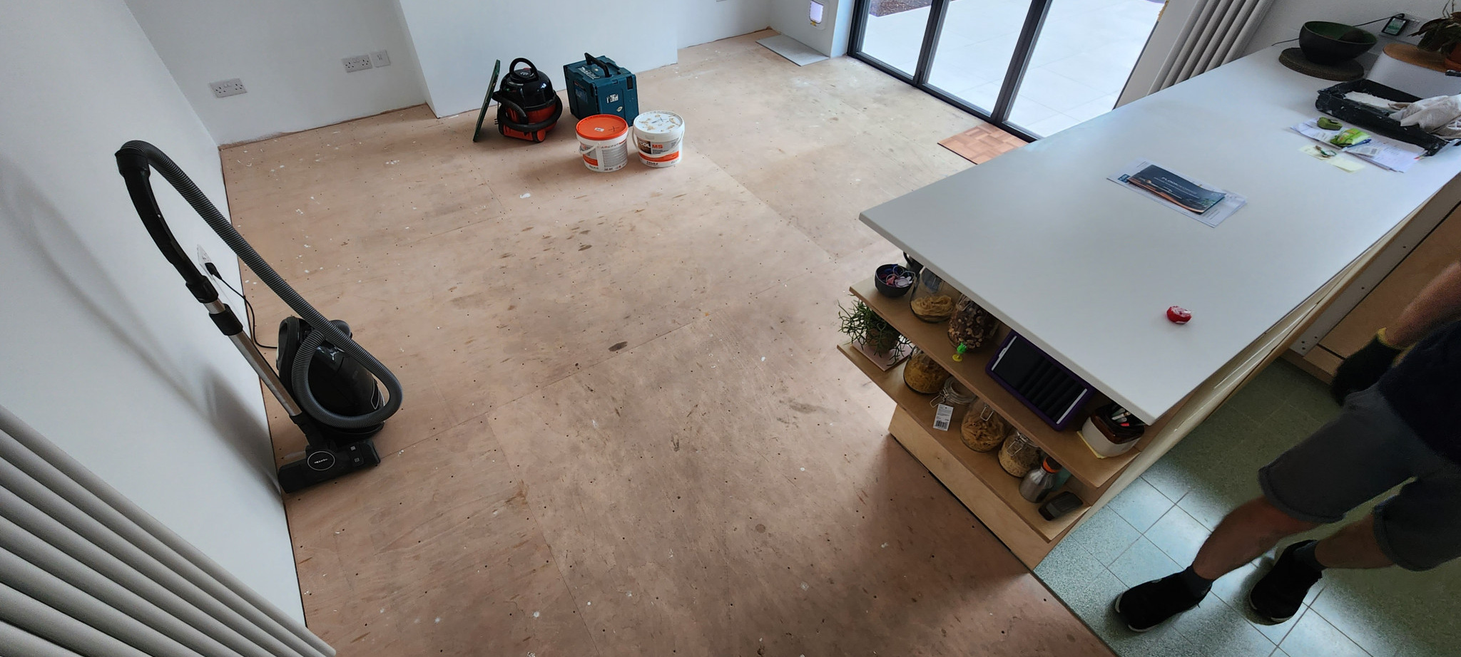 Before the floor installation... - Brockley