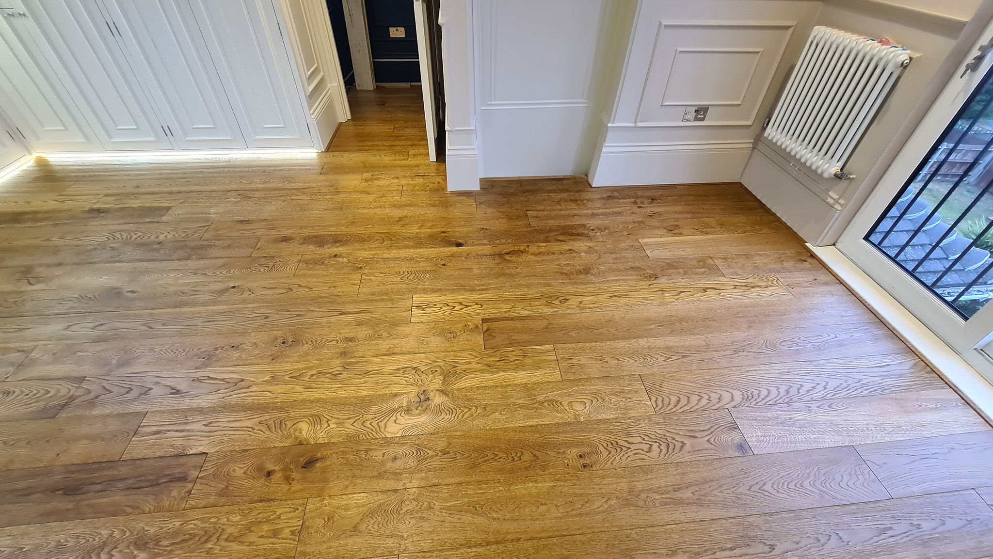 Evolve Engineered Oak Wood Flooring Installation - Crystal Palace