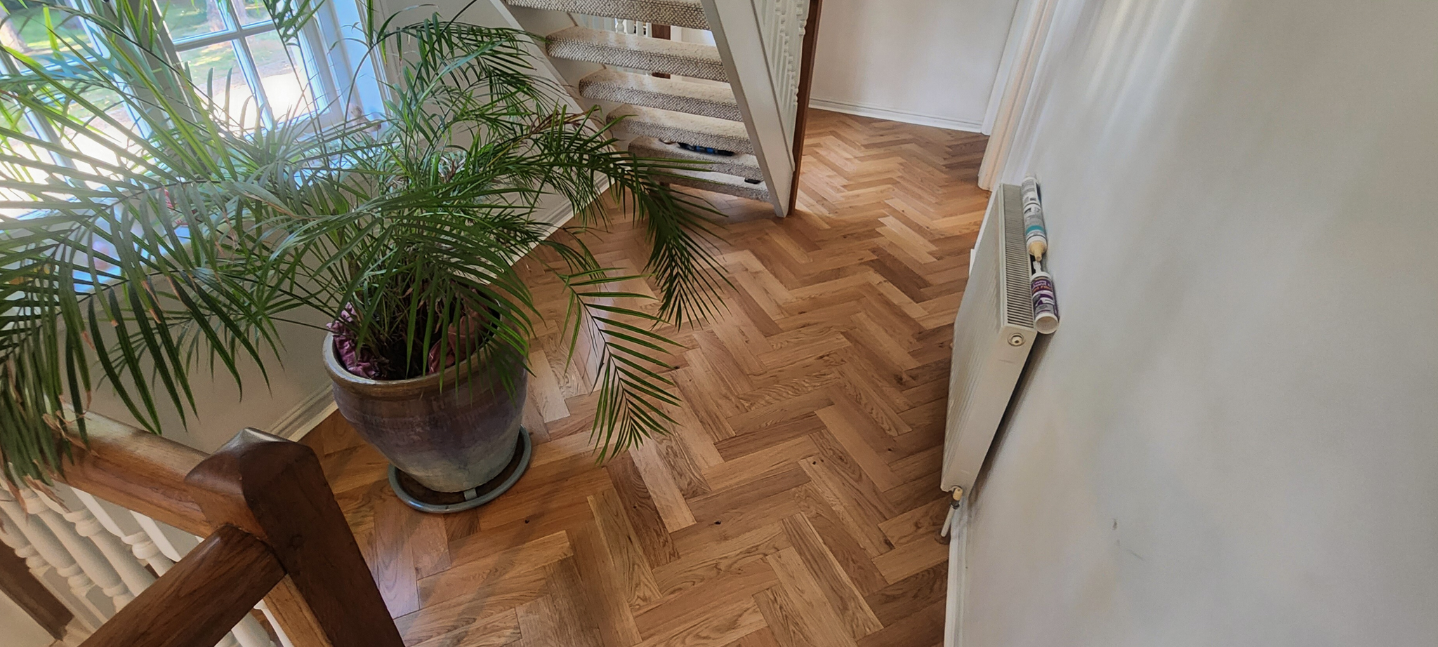 Herringbone Parquet Flooring Installation - Hemel Hempstead