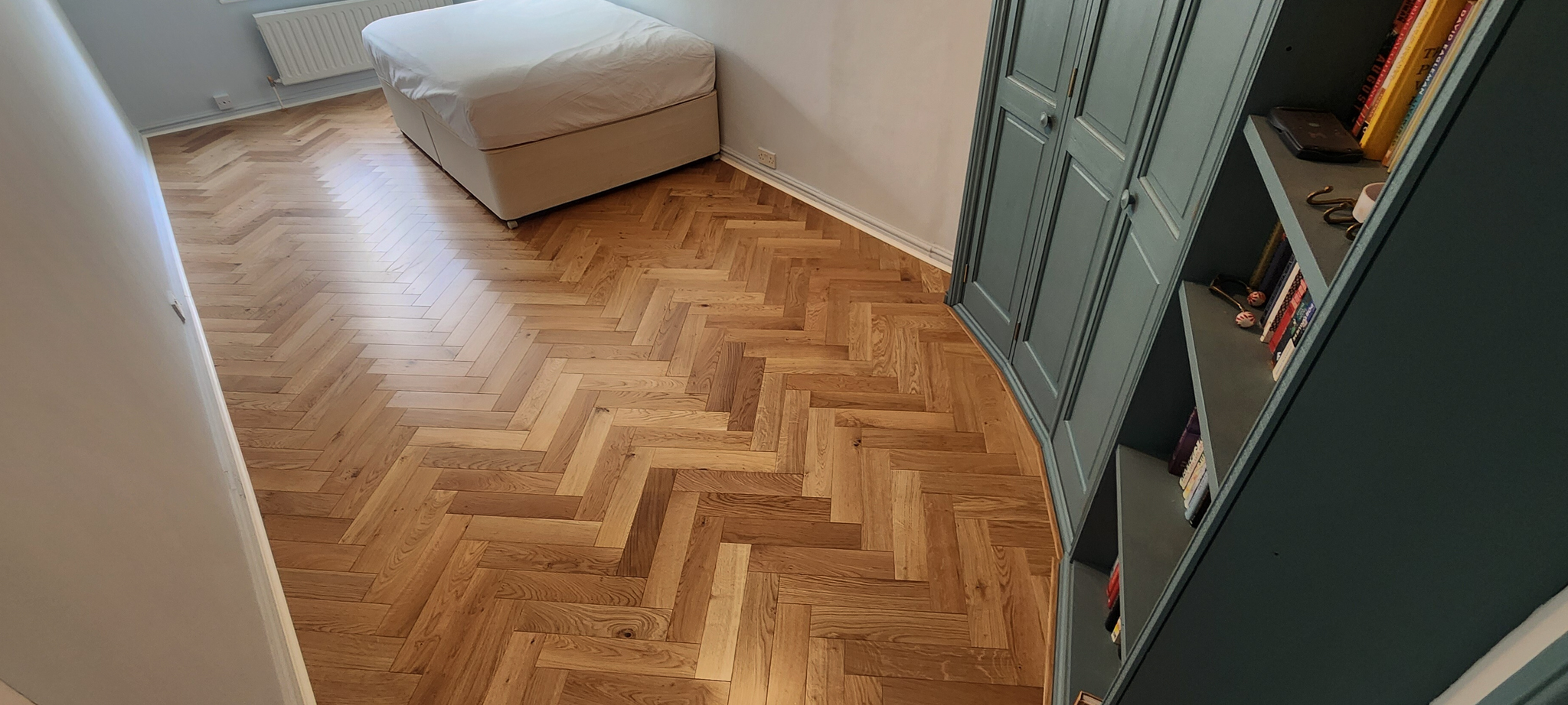 Herringbone Parquet Flooring Installation - Hemel Hempstead