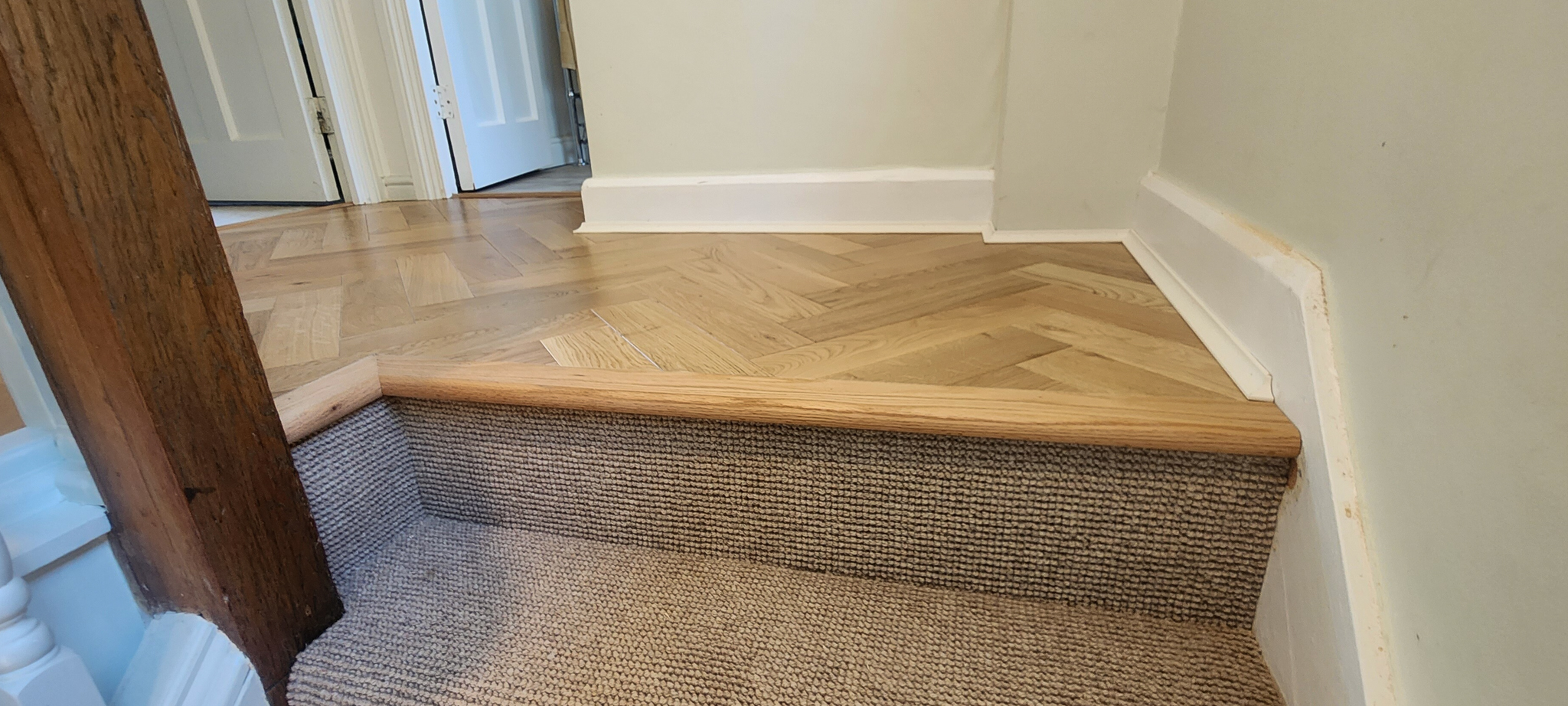 Herringbone Parquet Flooring Installation - Hemel Hempstead