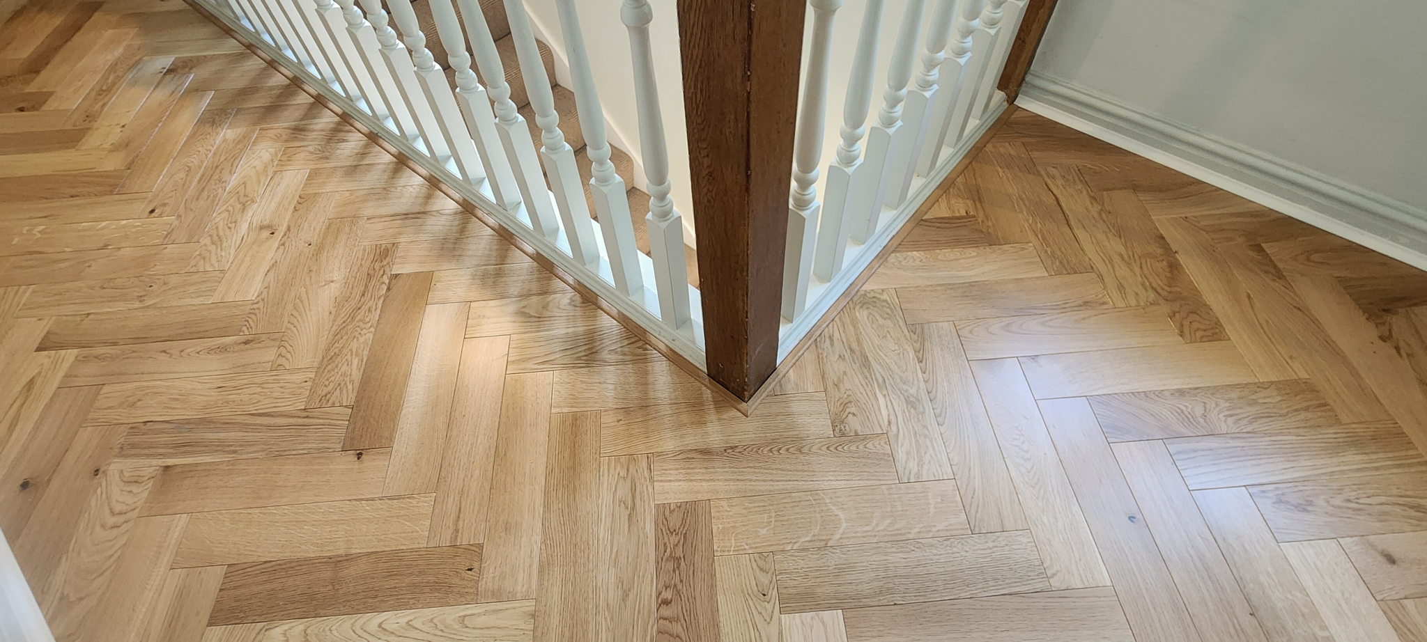Herringbone Parquet Flooring Installation - Hemel Hempstead