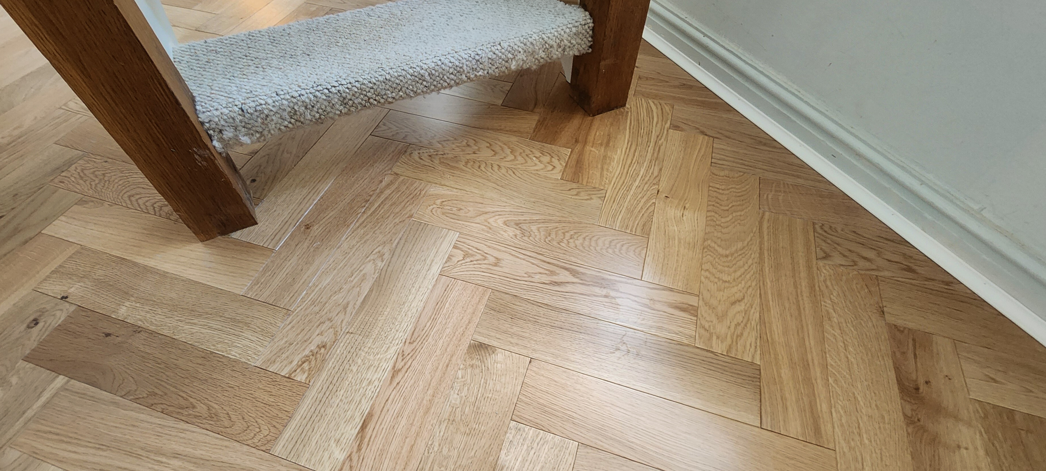 Herringbone Parquet Flooring Installation - Hemel Hempstead