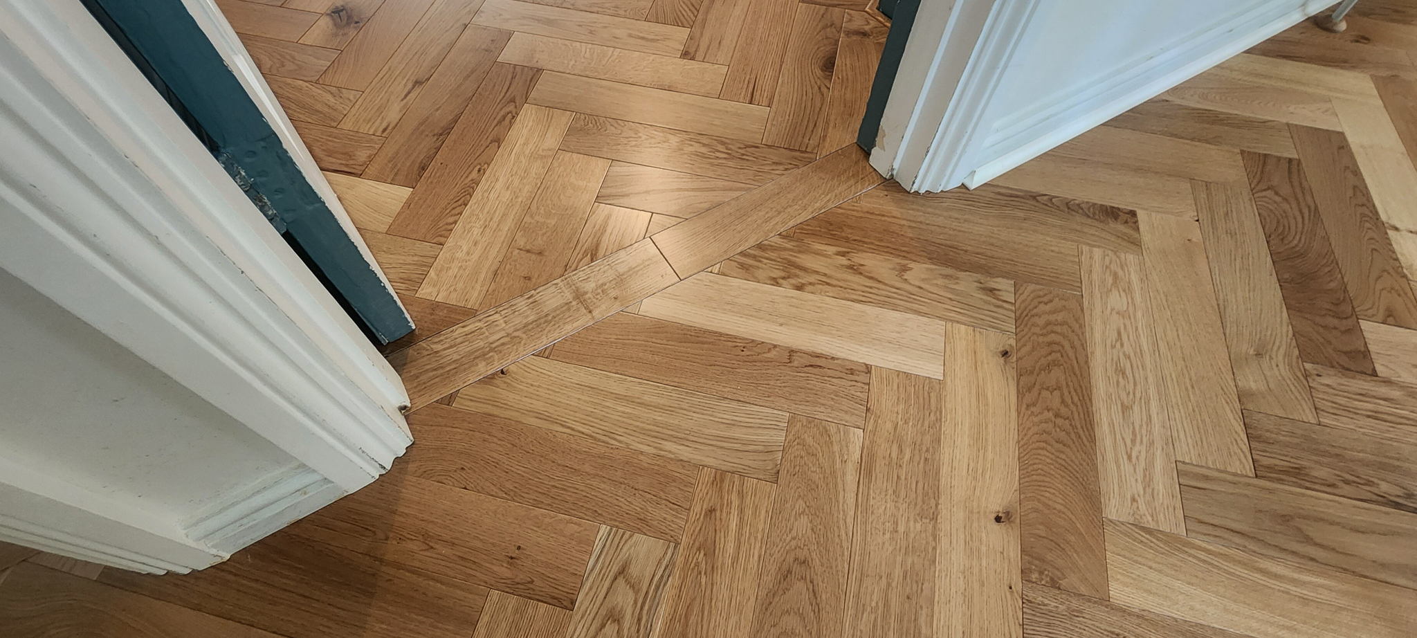 Herringbone Parquet Flooring Installation - Hemel Hempstead