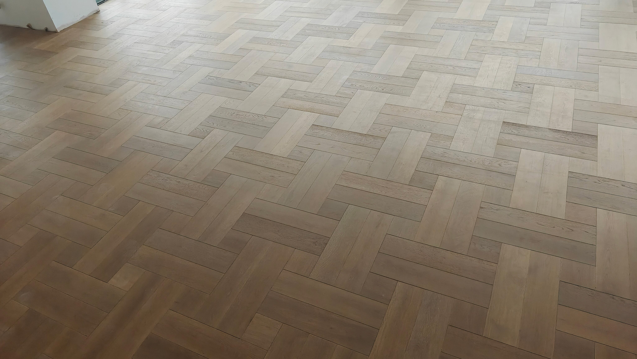Double Basket Weave Parquet Floor Fitting - Hampstead