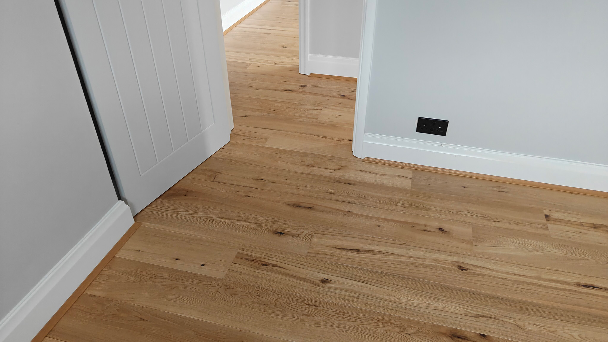 Engineered Oak Flooring Installation - Chobham