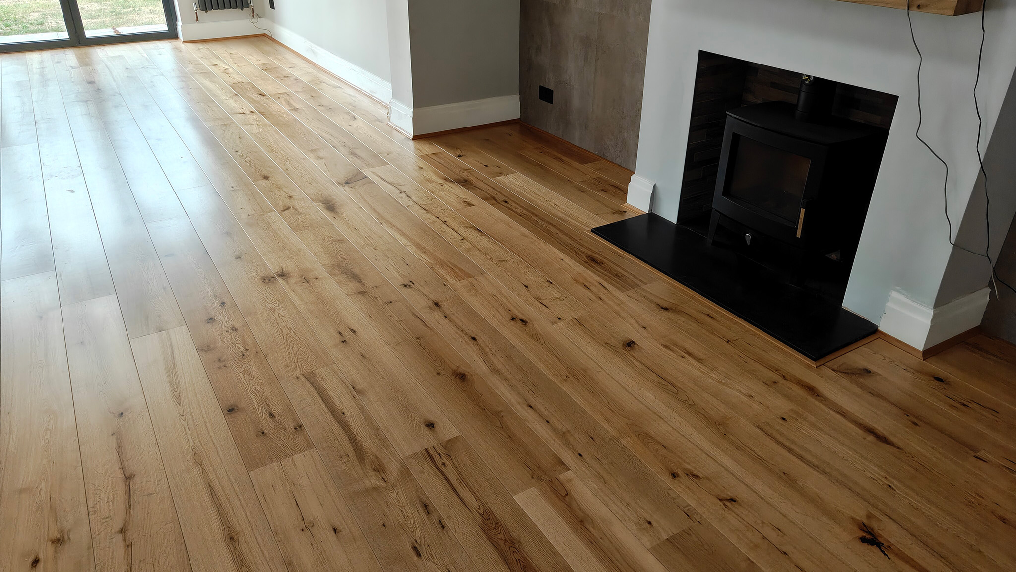 Installation of an Engineered Oak Flooring in Chobham
