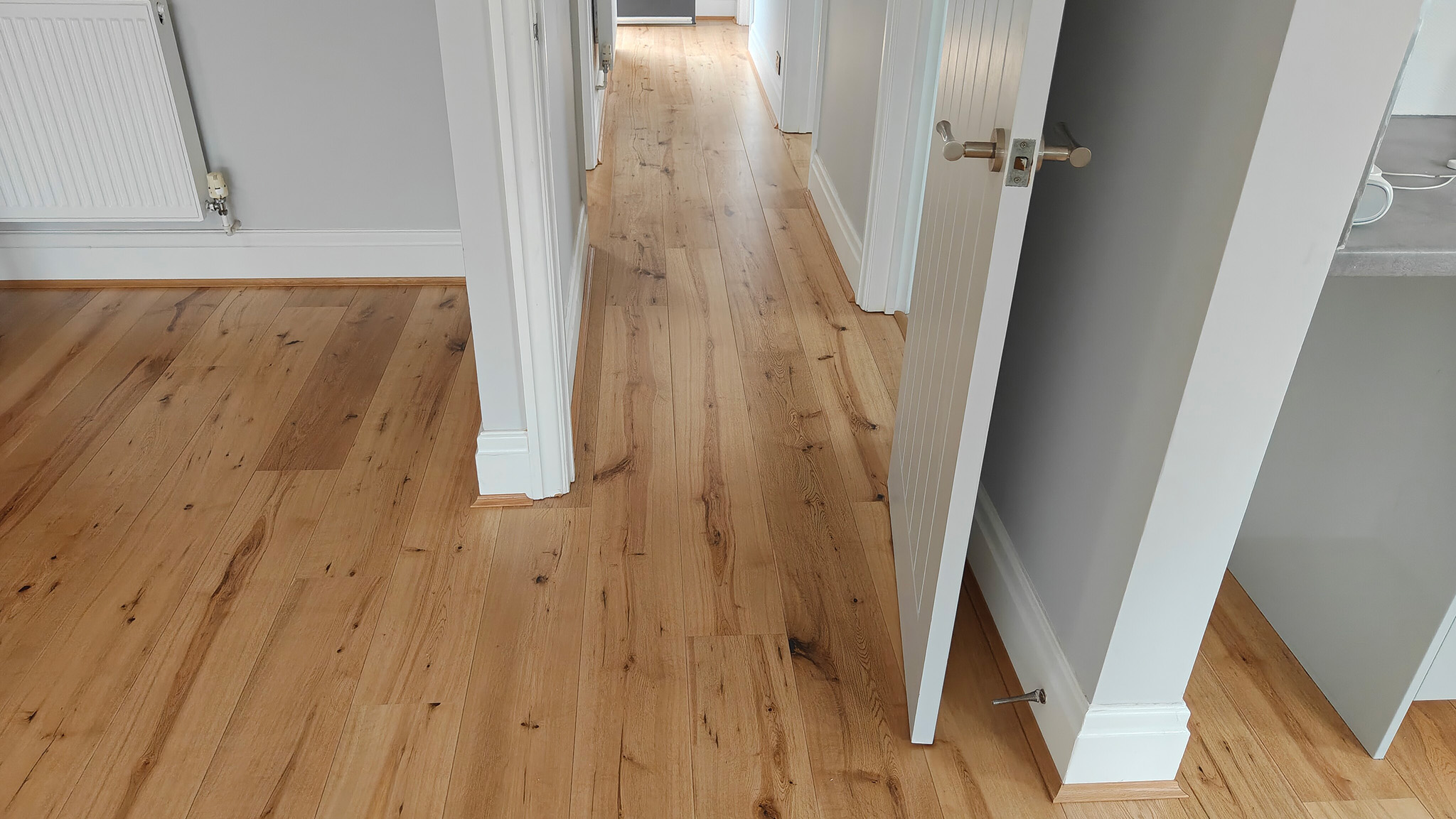 Engineered Oak Flooring Installation - Chobham