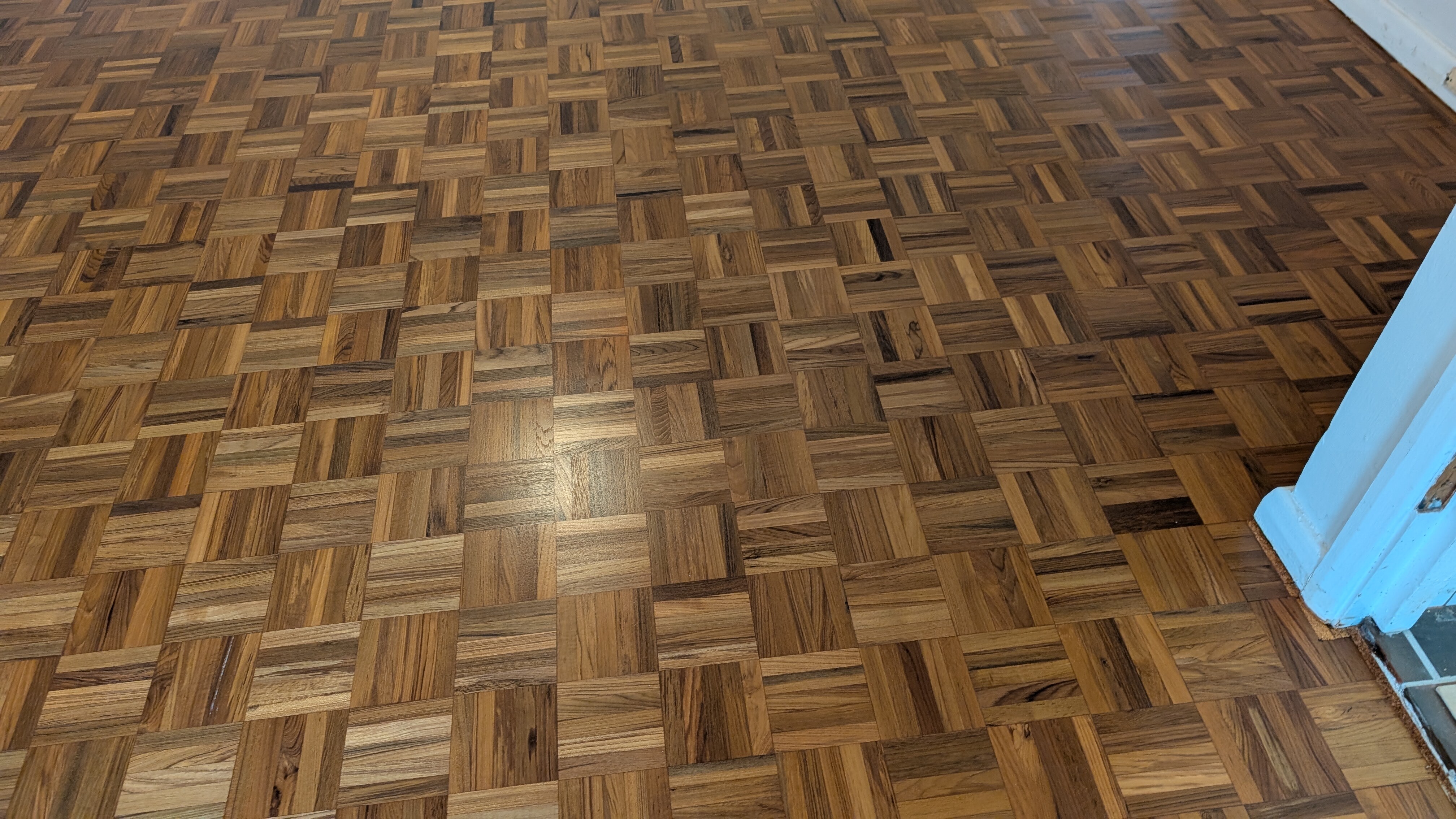 Professional mosaic parquet fingers restoration - Blackheath