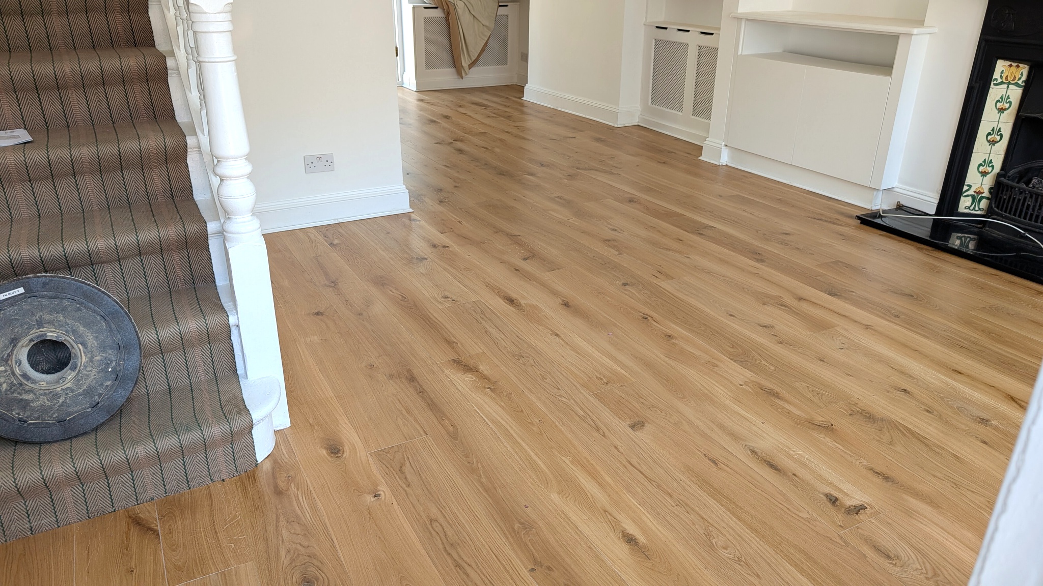 Oak Flooring Refinishing with Bona Traffic HD - Shepherds Bush