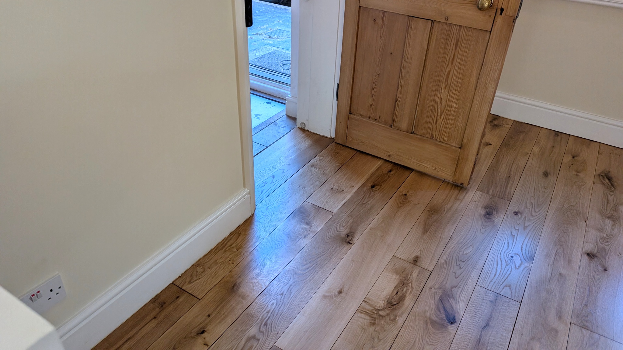 Solid Oak Flooring Restoration - Harpenden