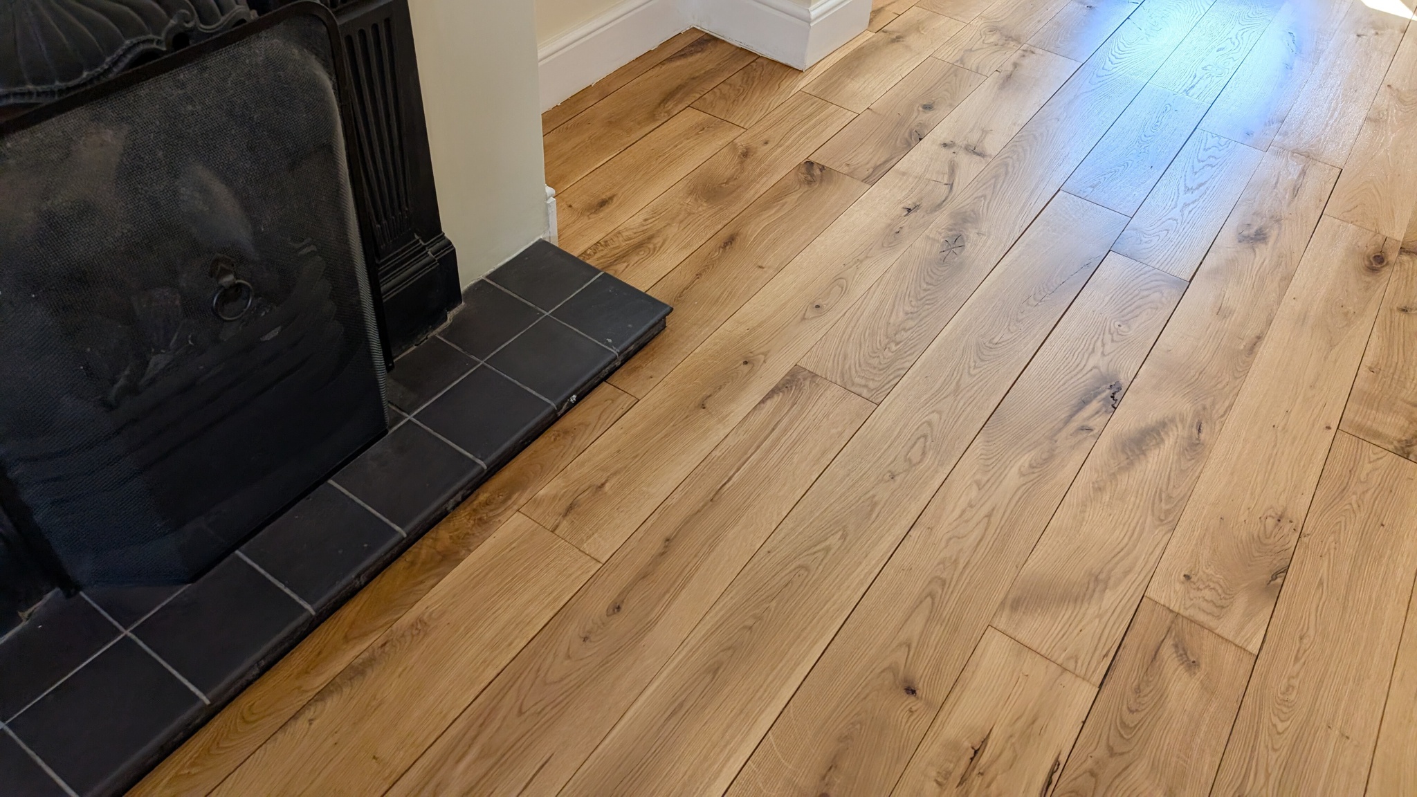 Solid Oak Flooring Restoration - Harpenden