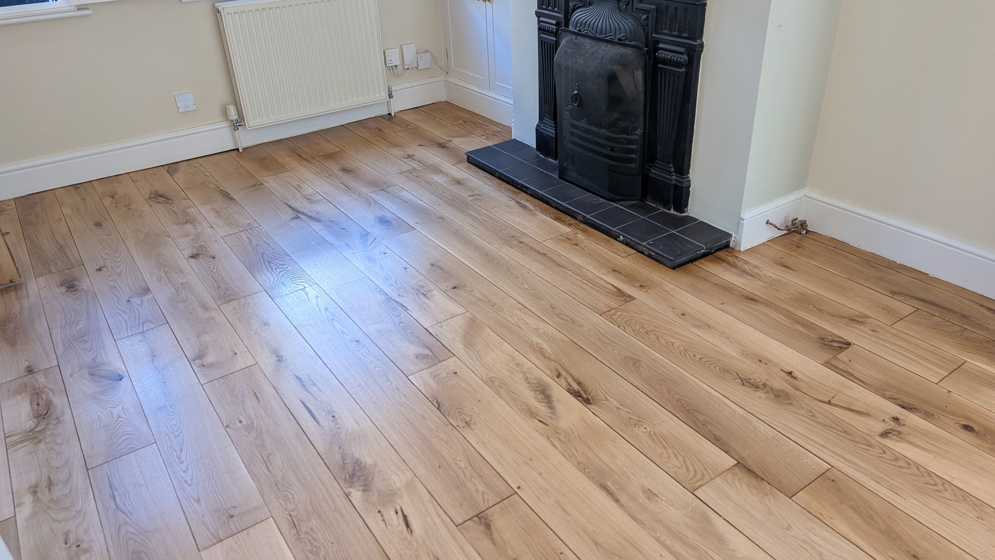 Solid Oak Flooring Restoration - Harpenden