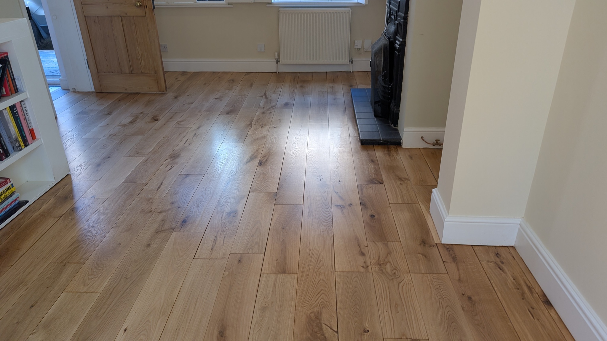 Solid Oak Flooring Restoration - Harpenden