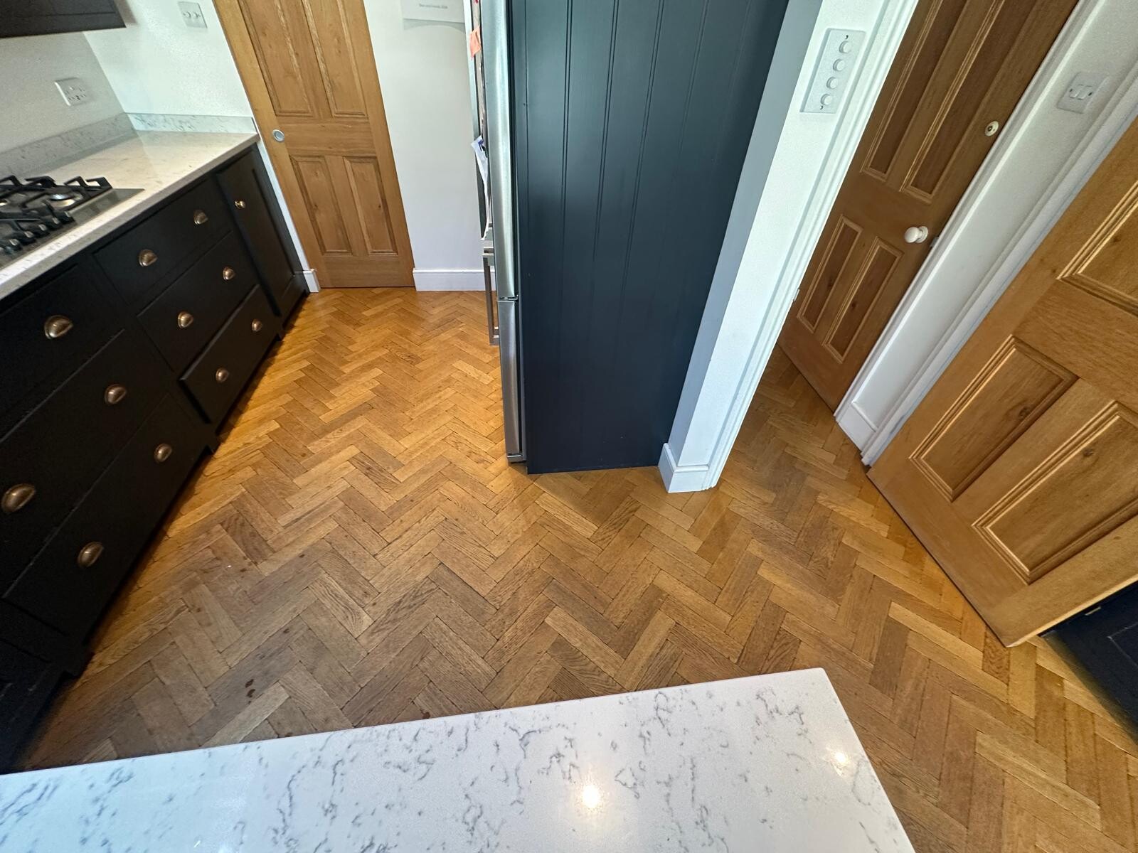 The floors before the restoration - East Dulwich