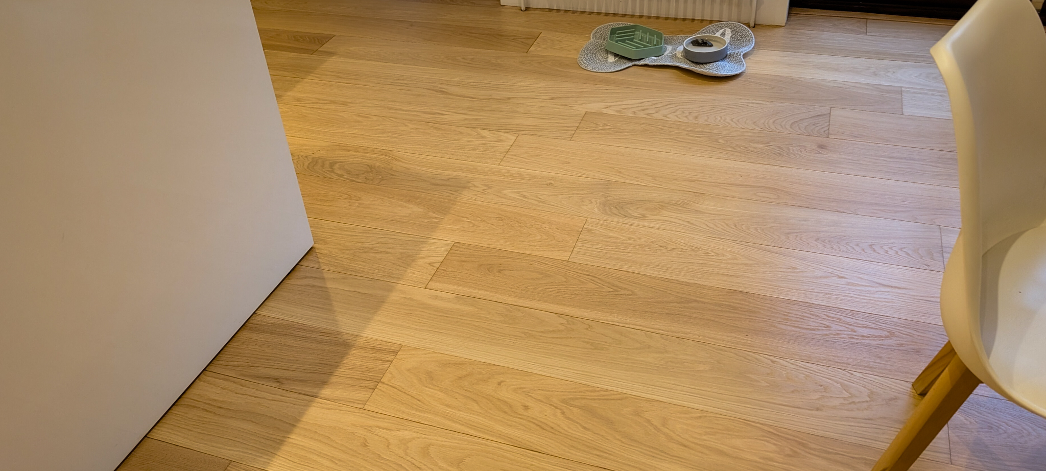 Solid Oak Flooring Restoration - Leatherhead