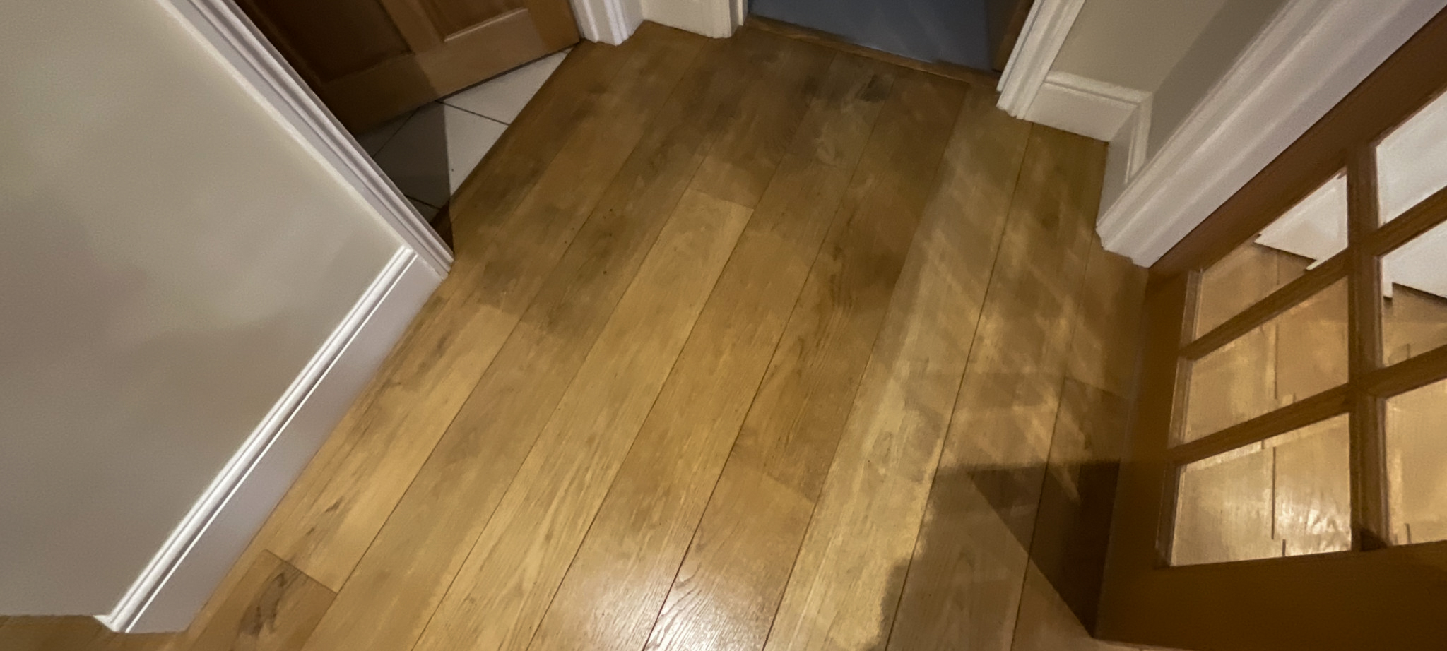 The floors before the restoration - Leatherhead