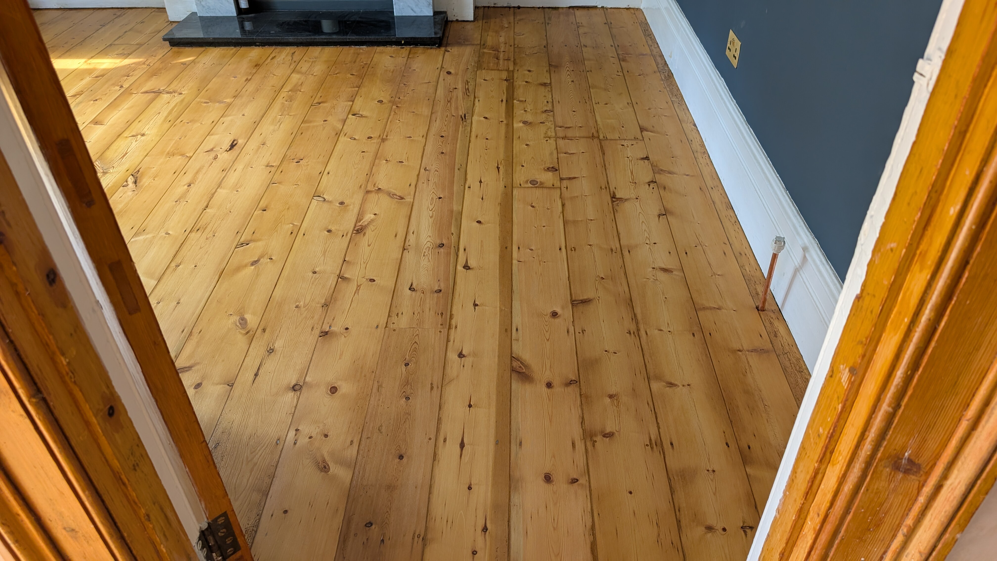 Restoration of Original Pine Floorboards - Watford