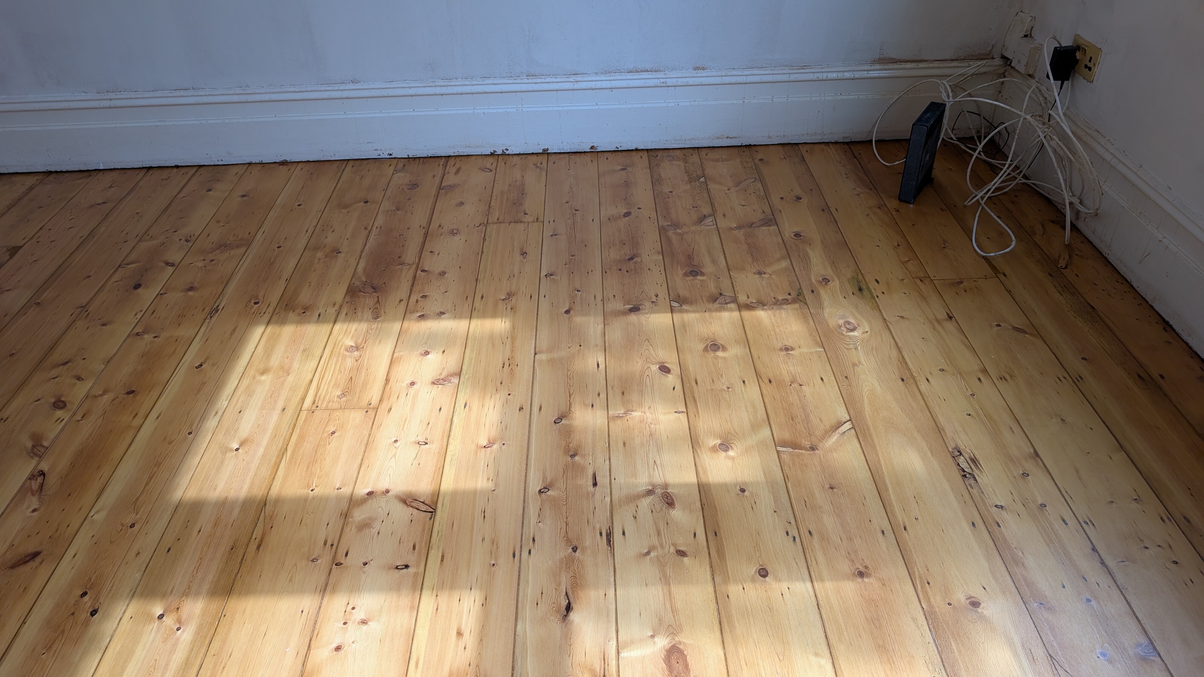 Restoration of Original Pine Floorboards - Watford