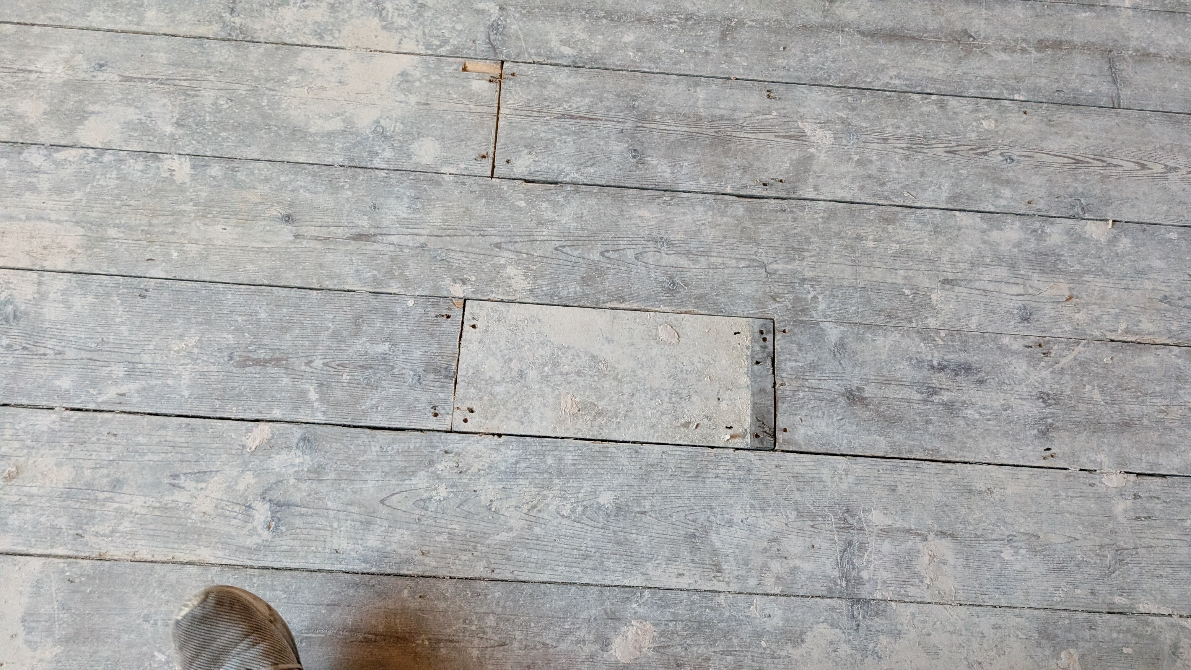 Before the Restoration of Original Pine Floorboards - Watford