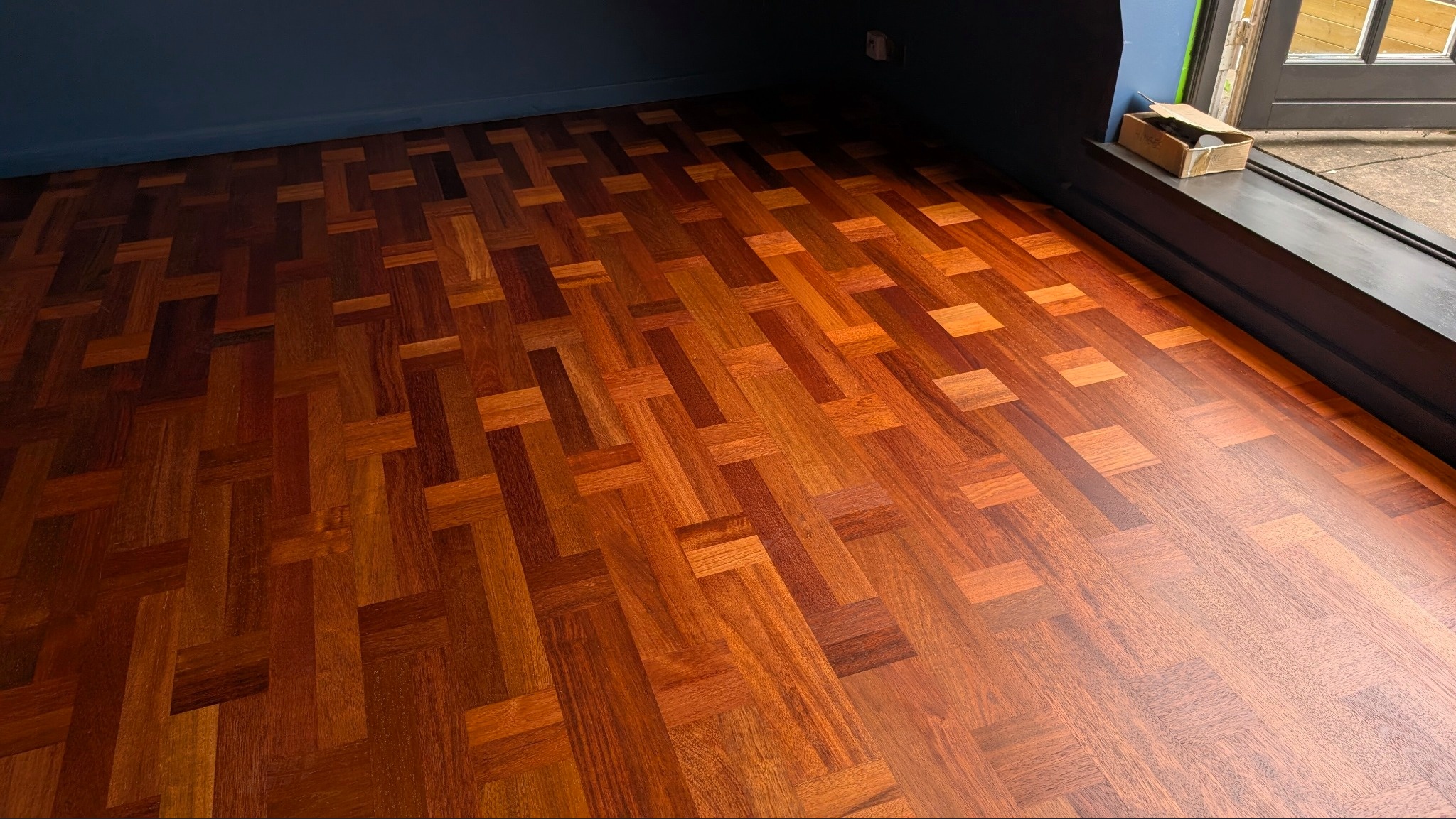 Renovation of Merbau Parquet Flooring - East Molesey