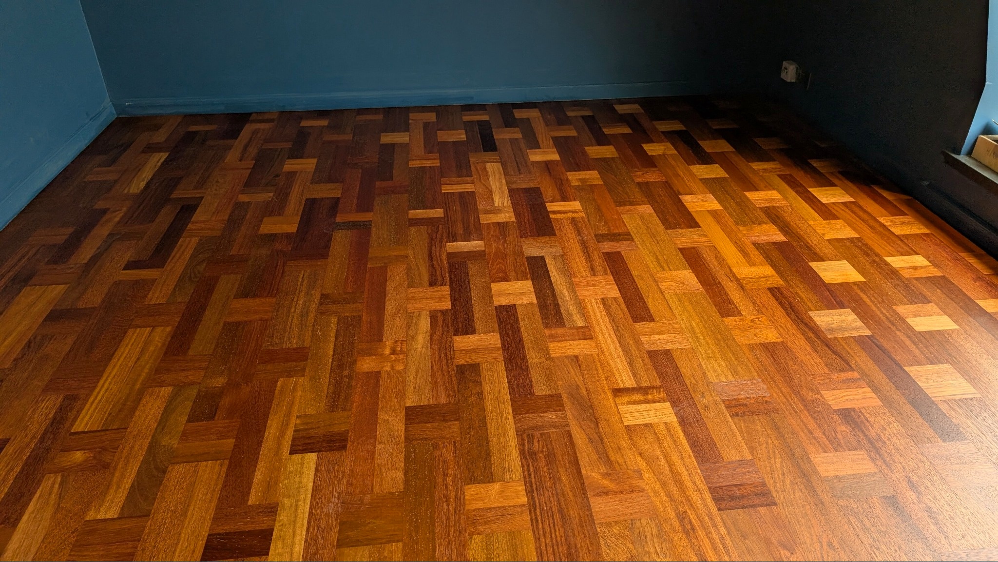 Renovation of Merbau Parquet Flooring - East Molesey