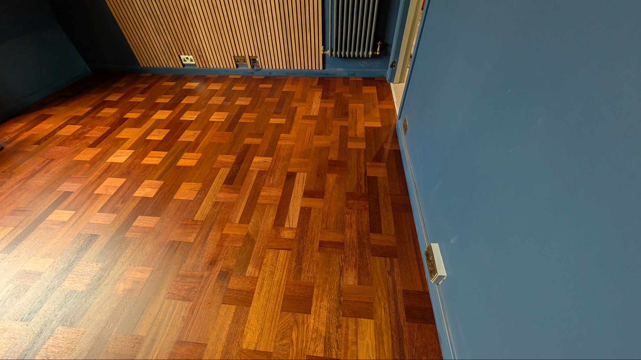 Renovation of Merbau Parquet Flooring - East Molesey