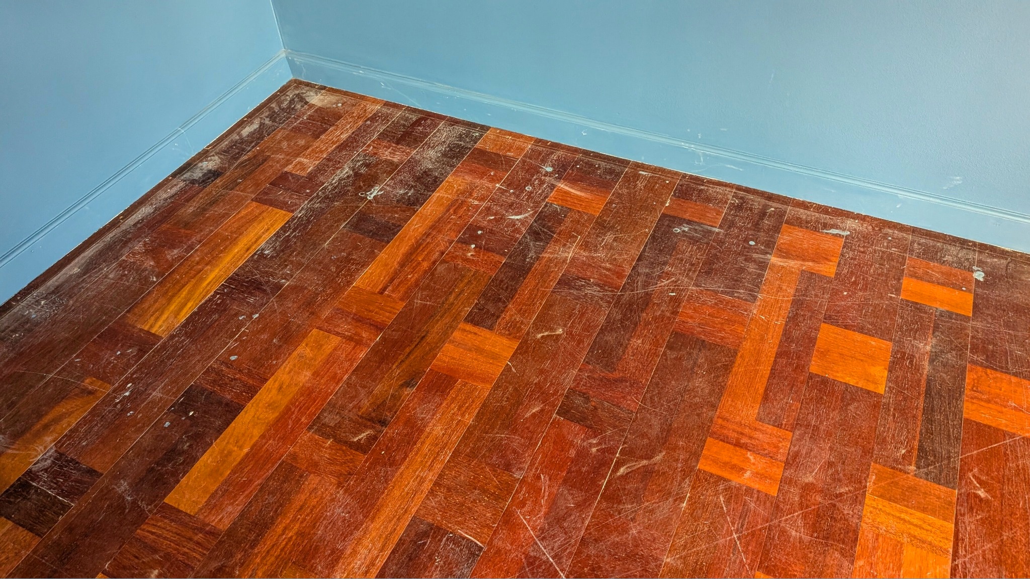 Before the floor restoration - East Molesey