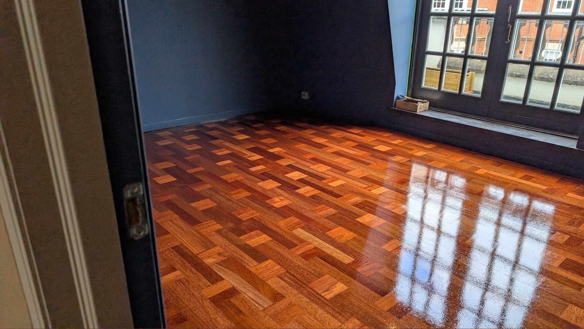 The floors with final coat - East Molesey