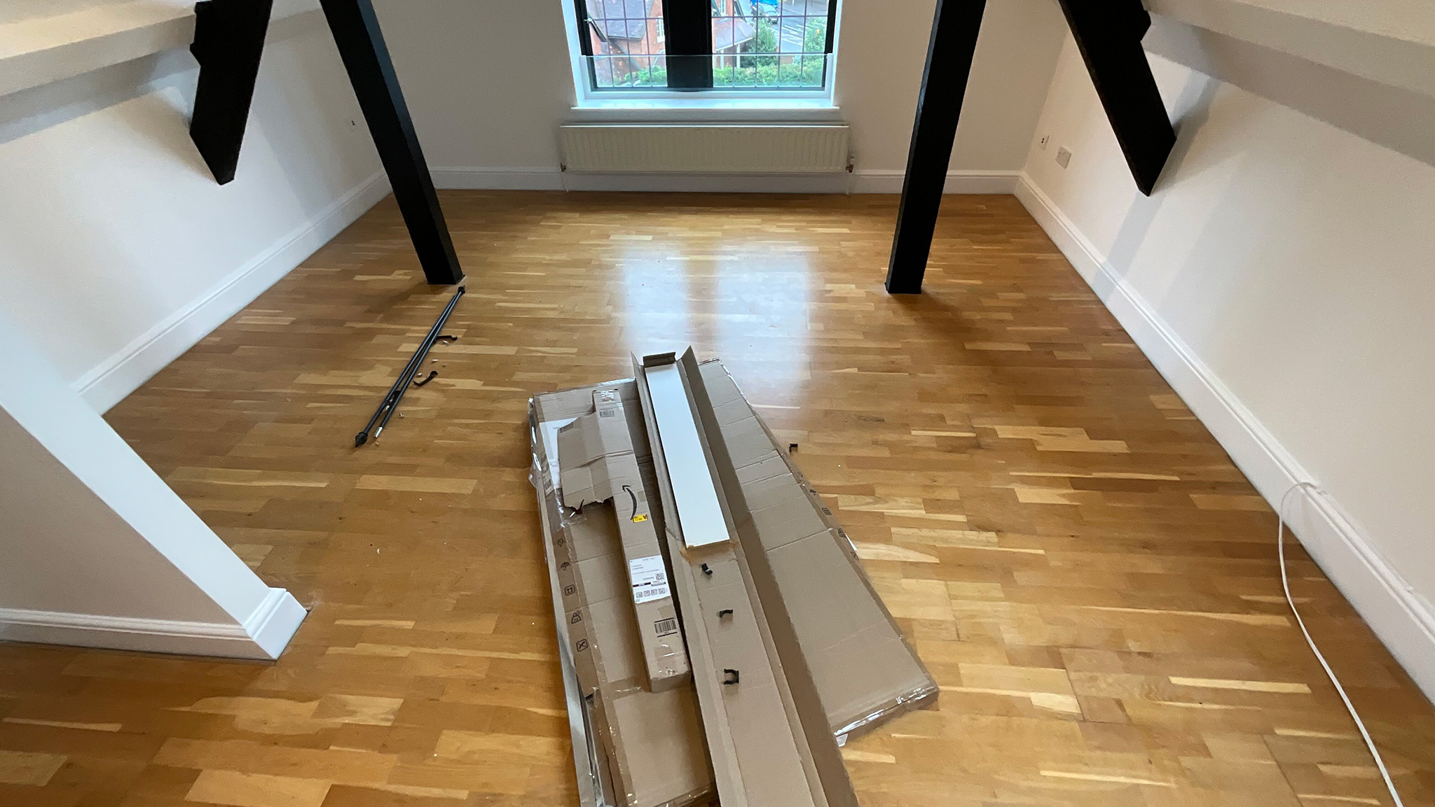 Before the floor restoration - Epsom