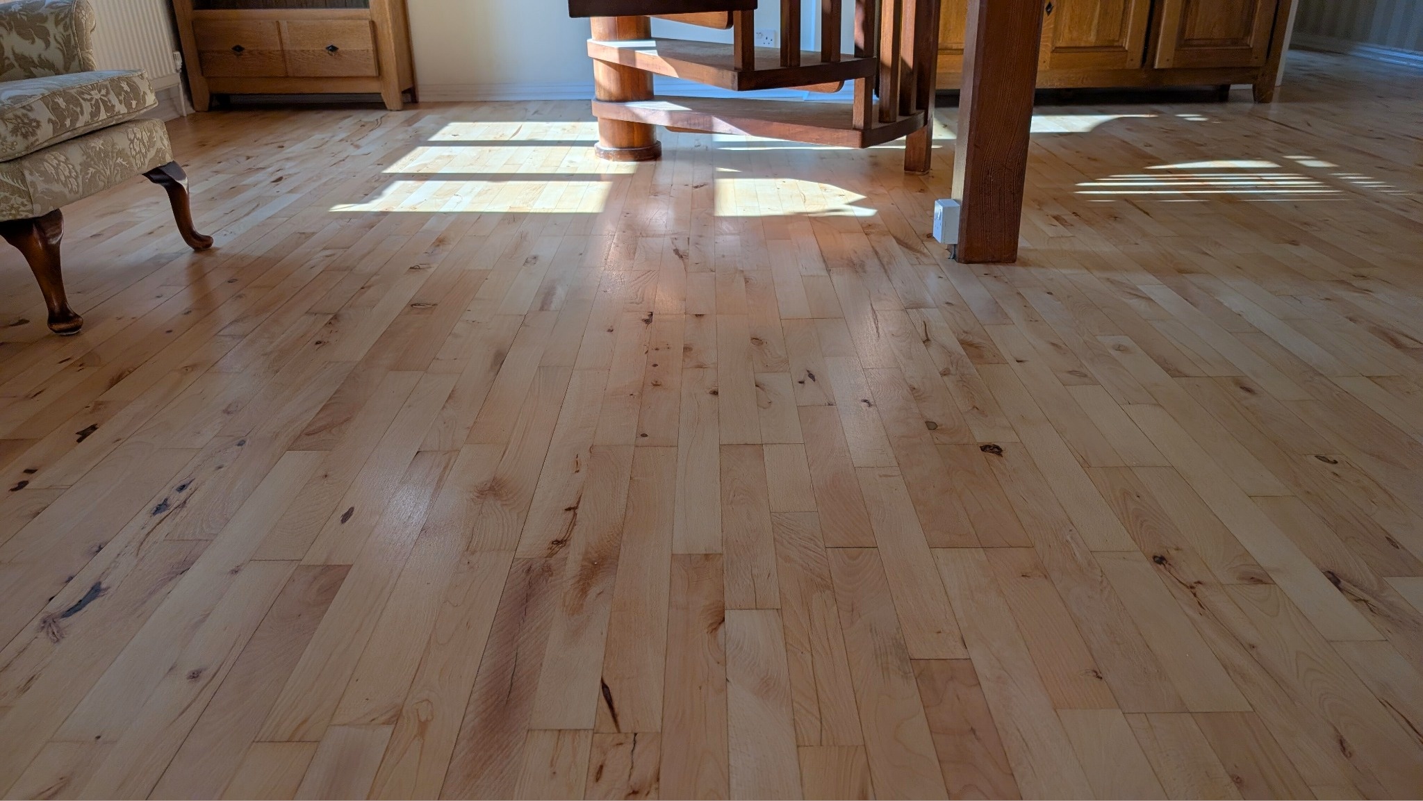 Junckers Beech Flooring Restoration - Aylesbury