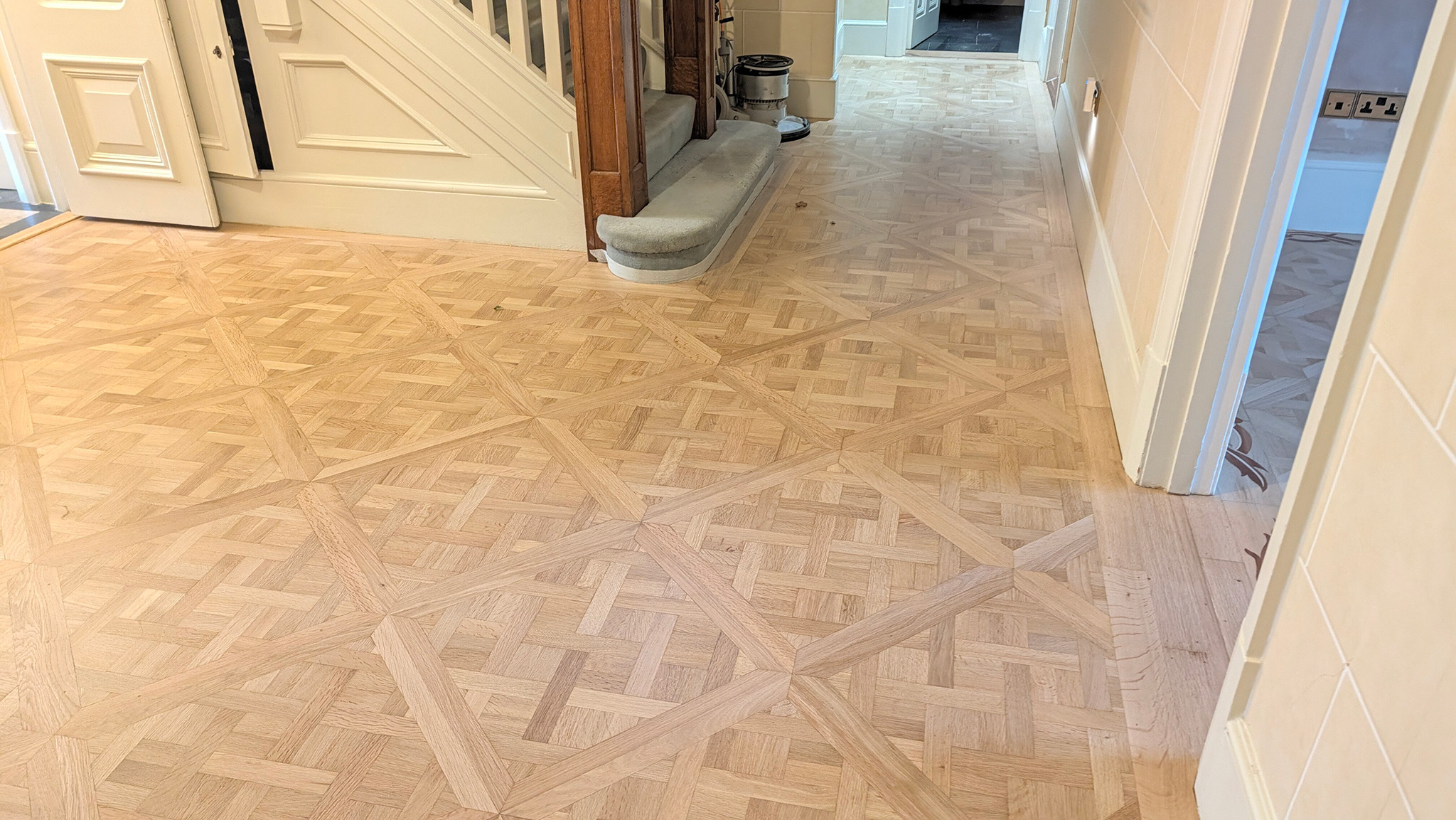 Restoration of a Versailles Parquet Flooring - Putney
